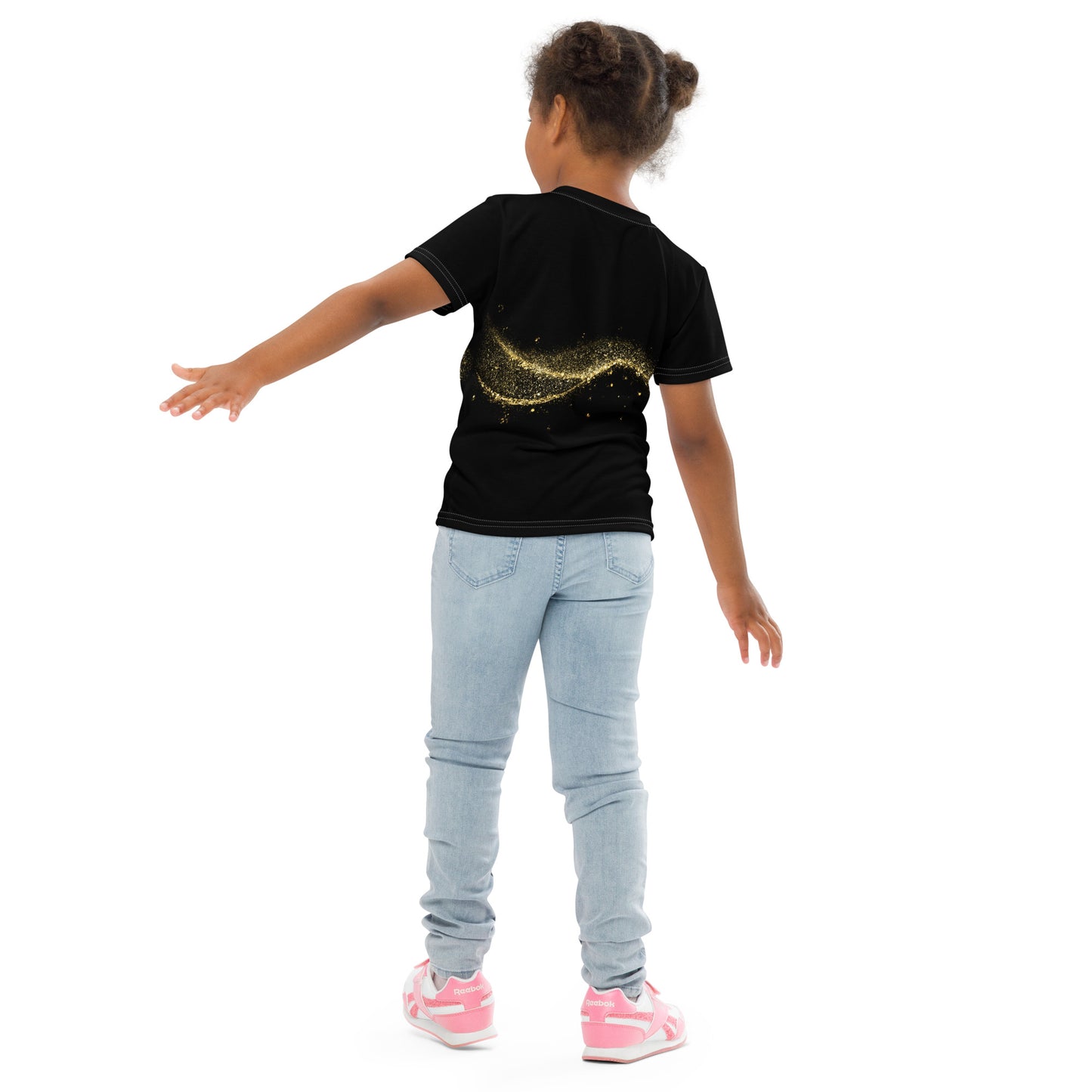 Vitalux Kids Crew Neck T-shirt Black