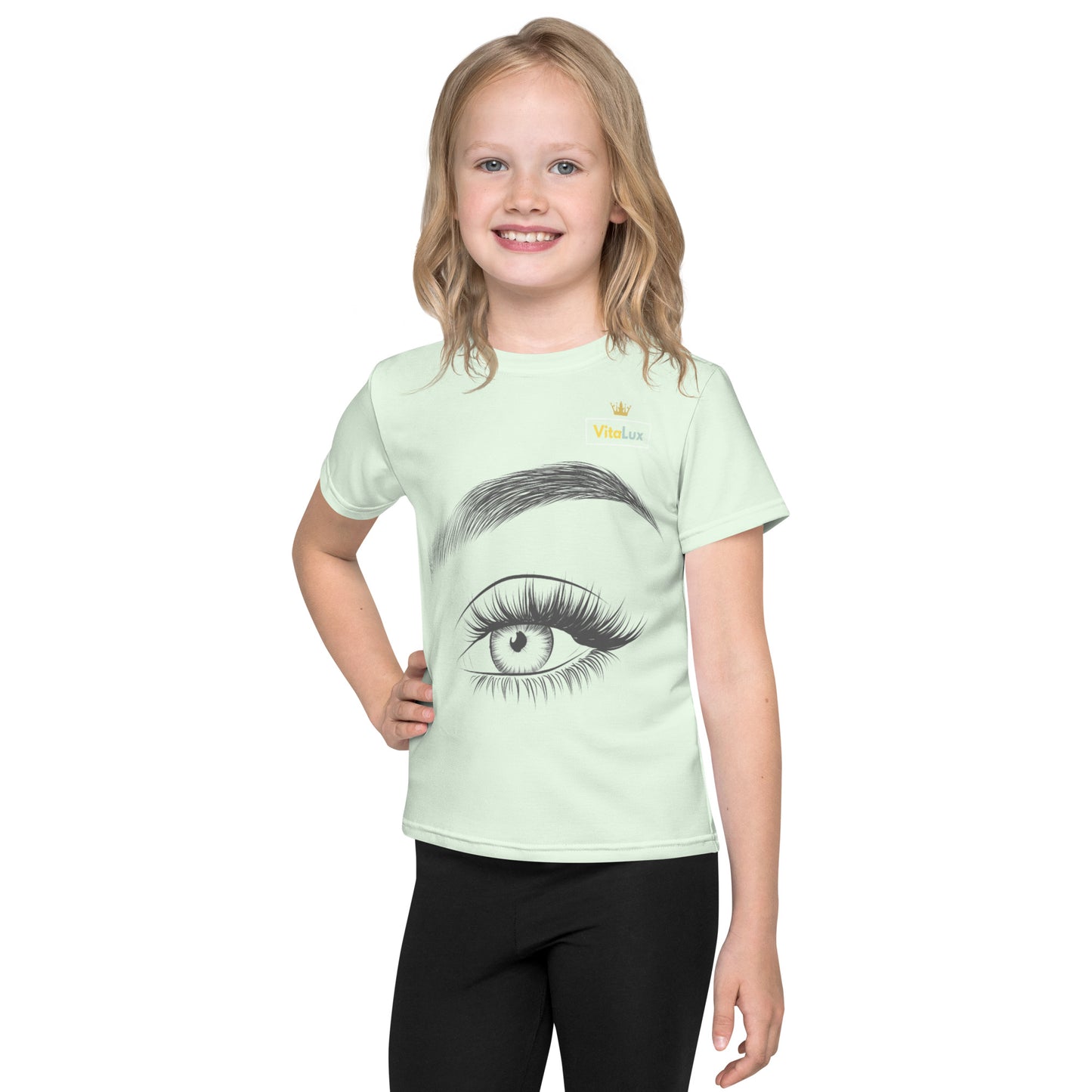 Vitalux Kids Crew Neck T-shirt Eye