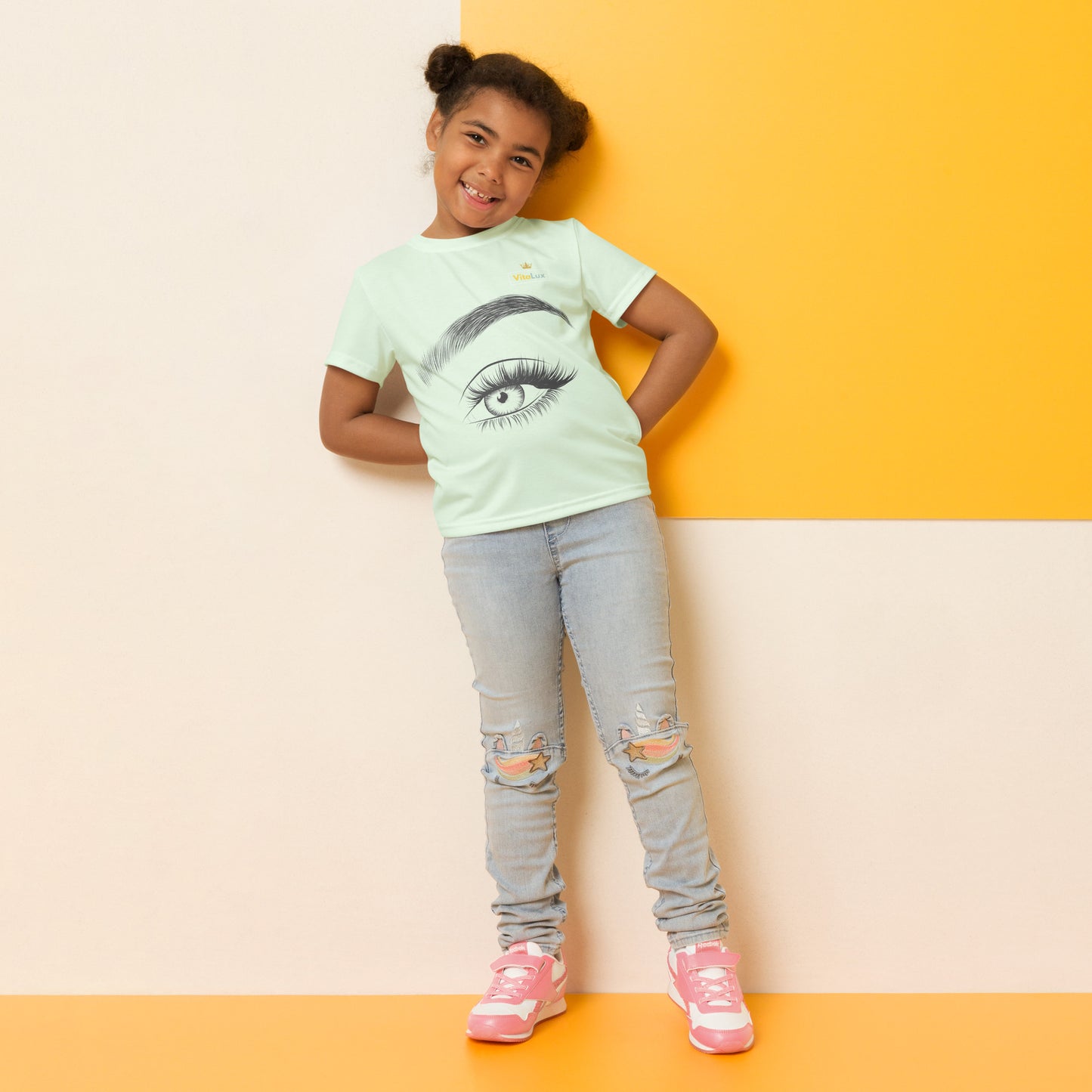 Vitalux Kids Crew Neck T-shirt Eye