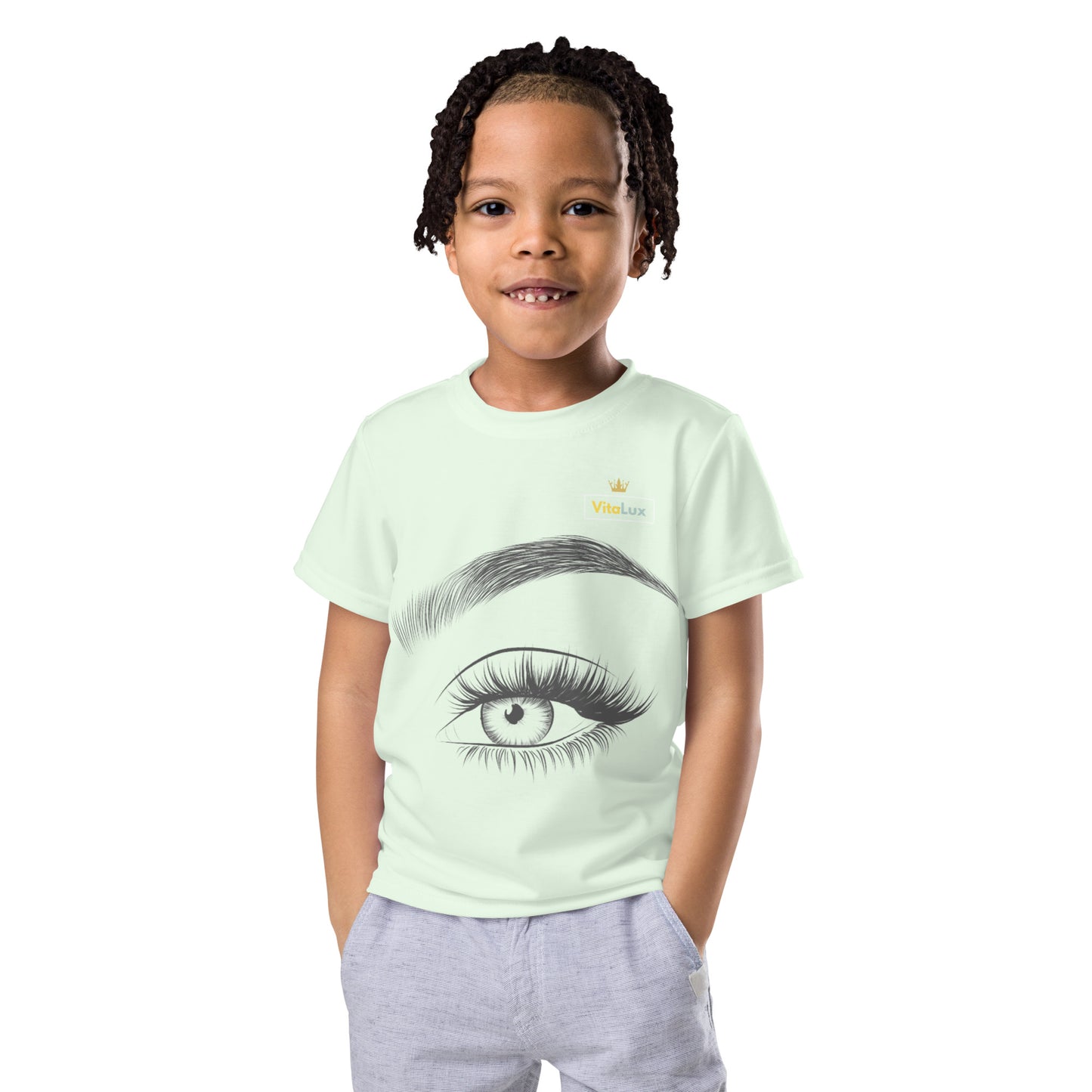 Vitalux Kids Crew Neck T-shirt Eye