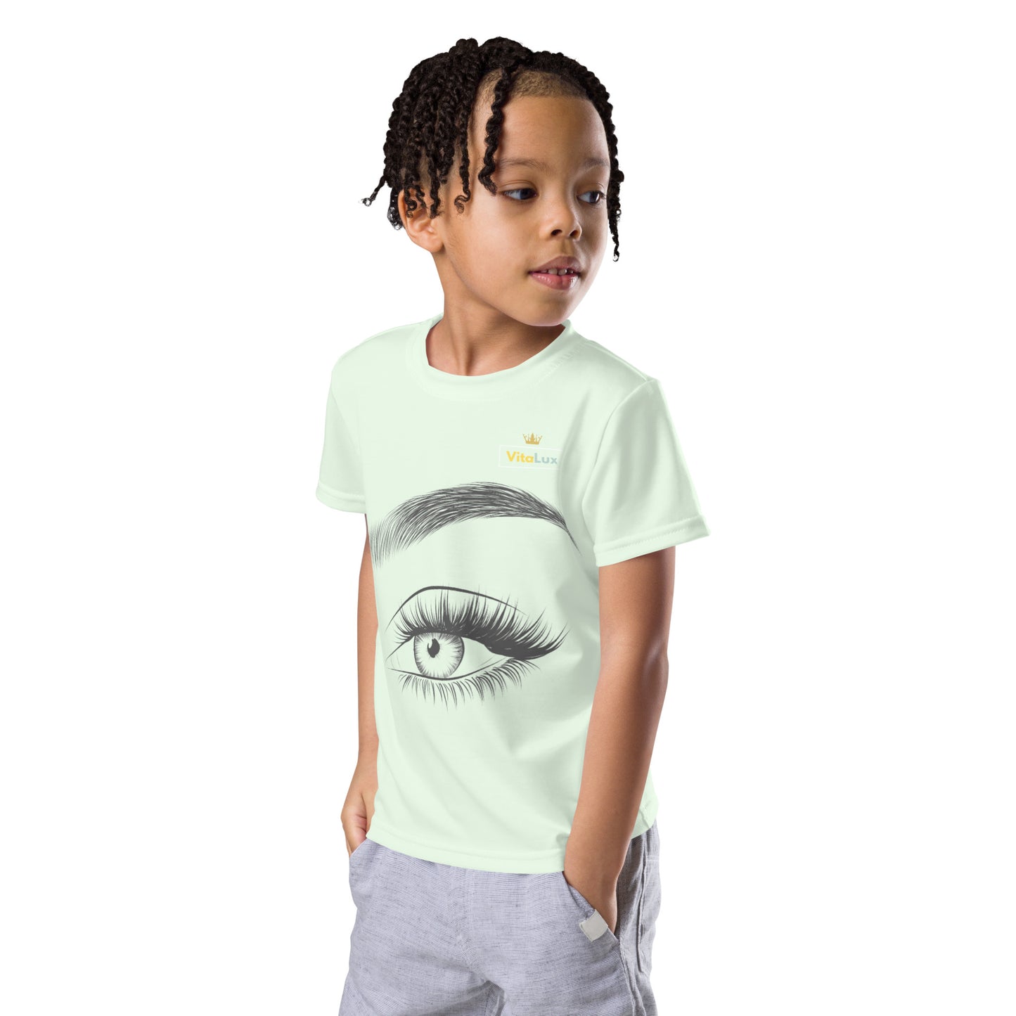 Vitalux Kids Crew Neck T-shirt Eye