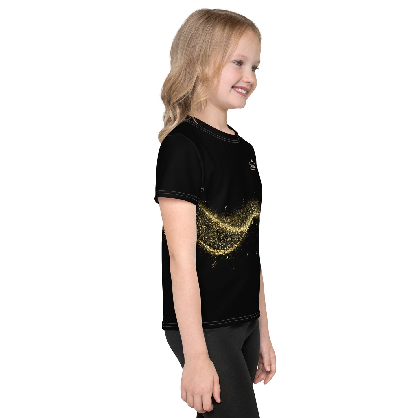 Vitalux Kids Crew Neck T-shirt Black