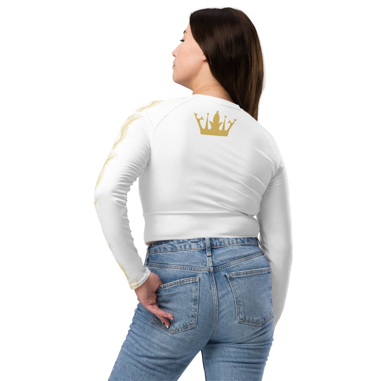 Vitalux Long-Sleeve Crop Top