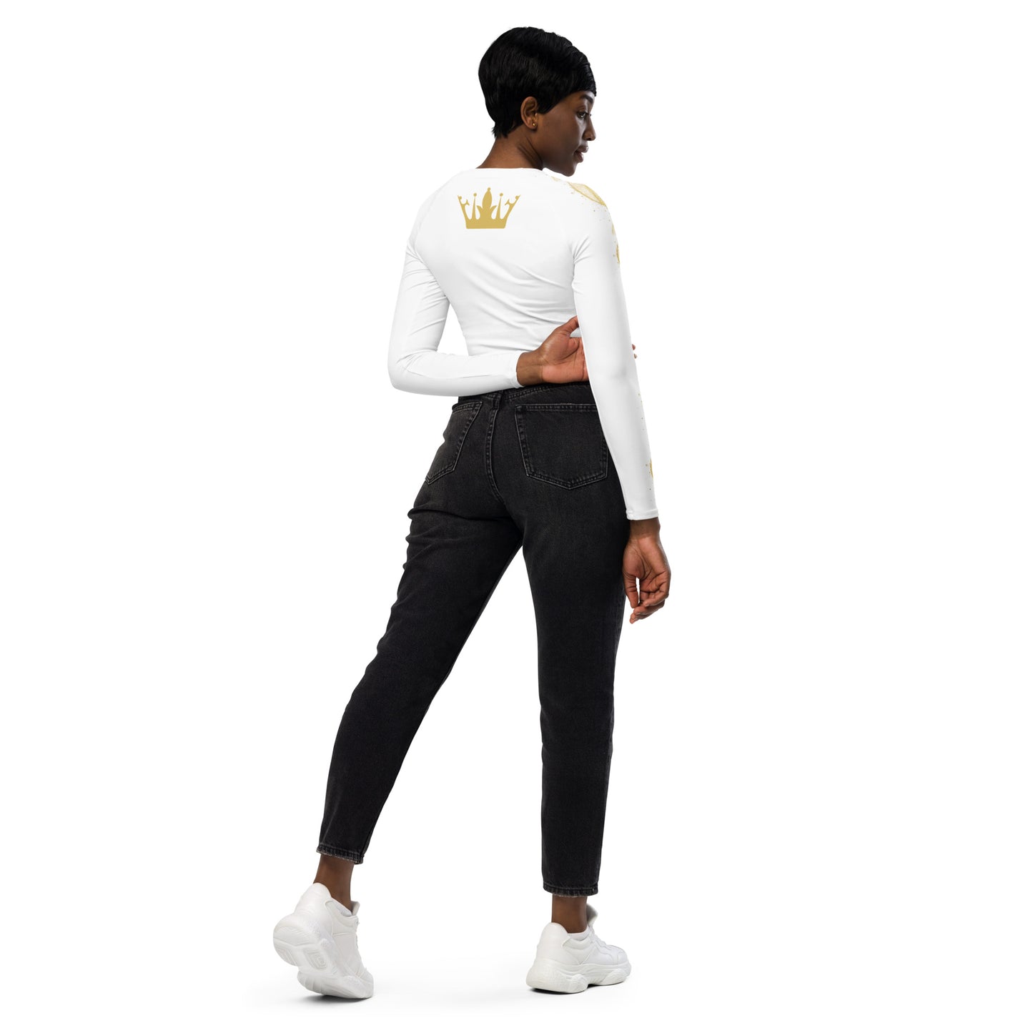 Vitalux Long-Sleeve Crop Top