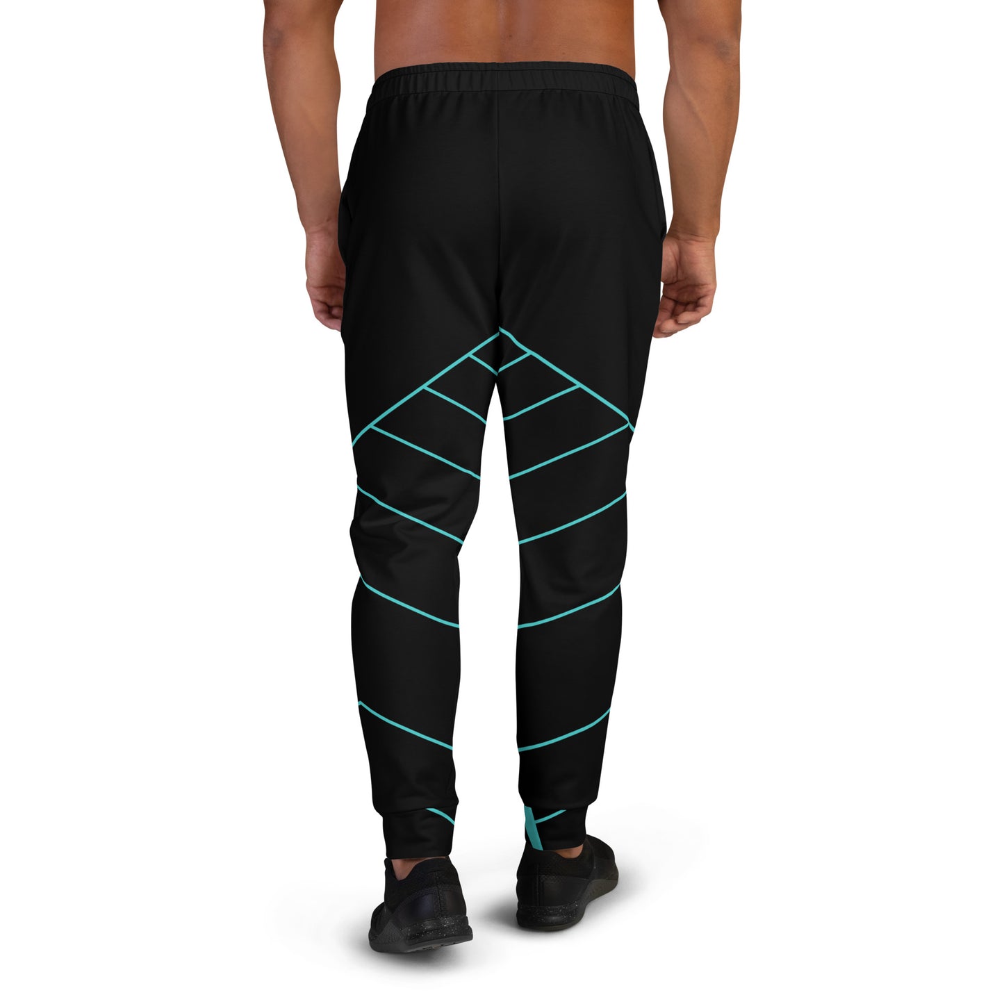 Vitalux Men's Joggers Black/Light Blue