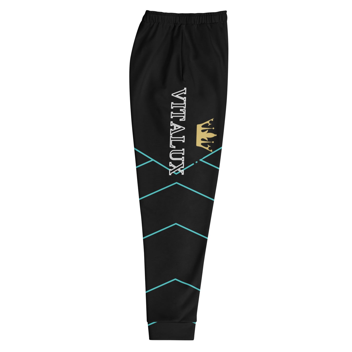 Vitalux Men's Joggers Black/Light Blue