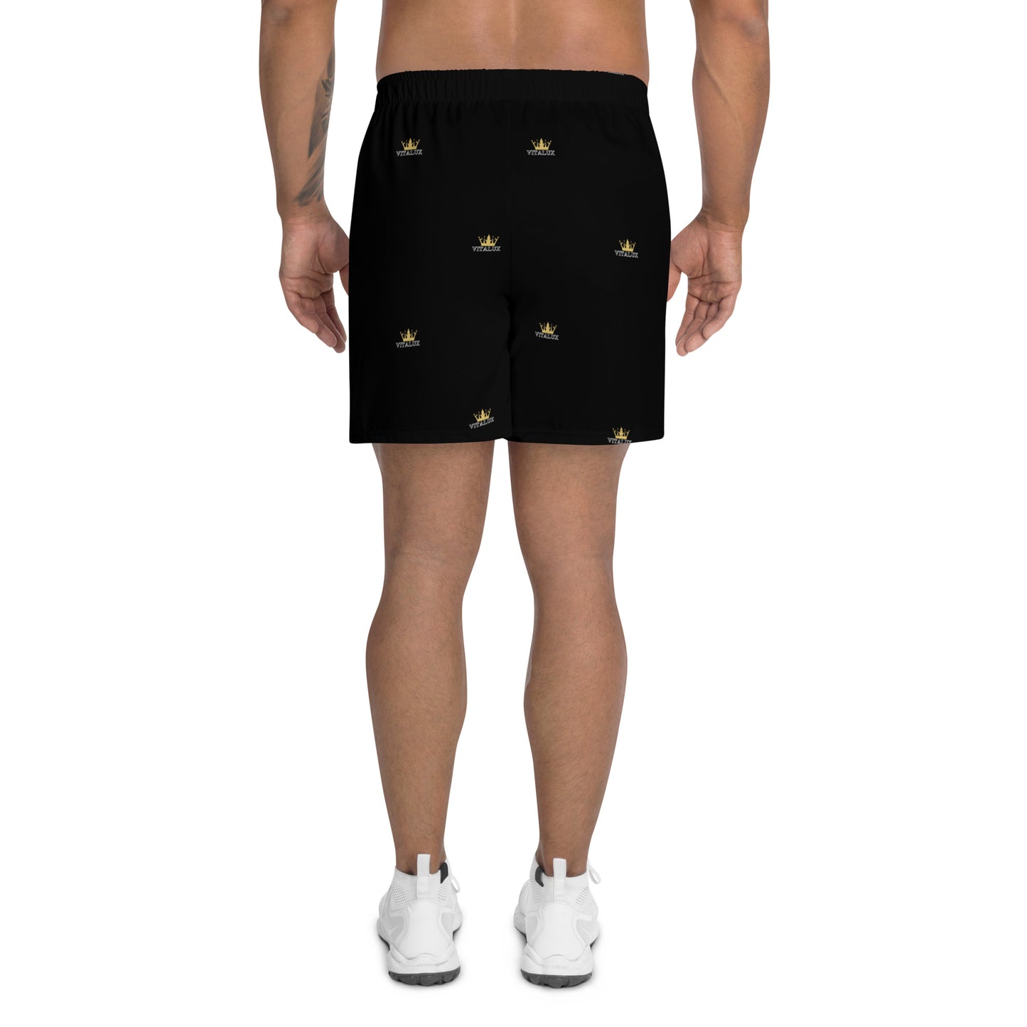 Vitalux Men's Crown Athletic Long Shorts Black