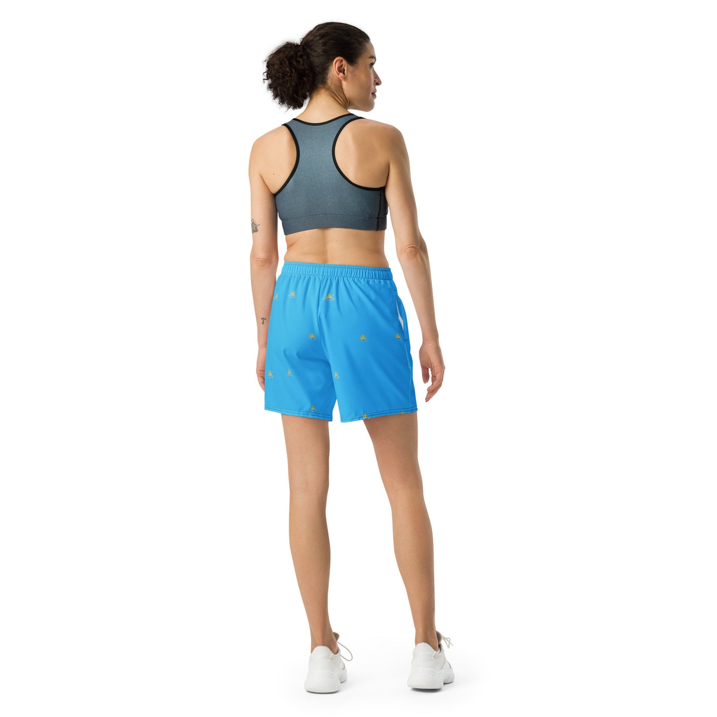 Vitalux Women's Crown Athletic Long Shorts Blue