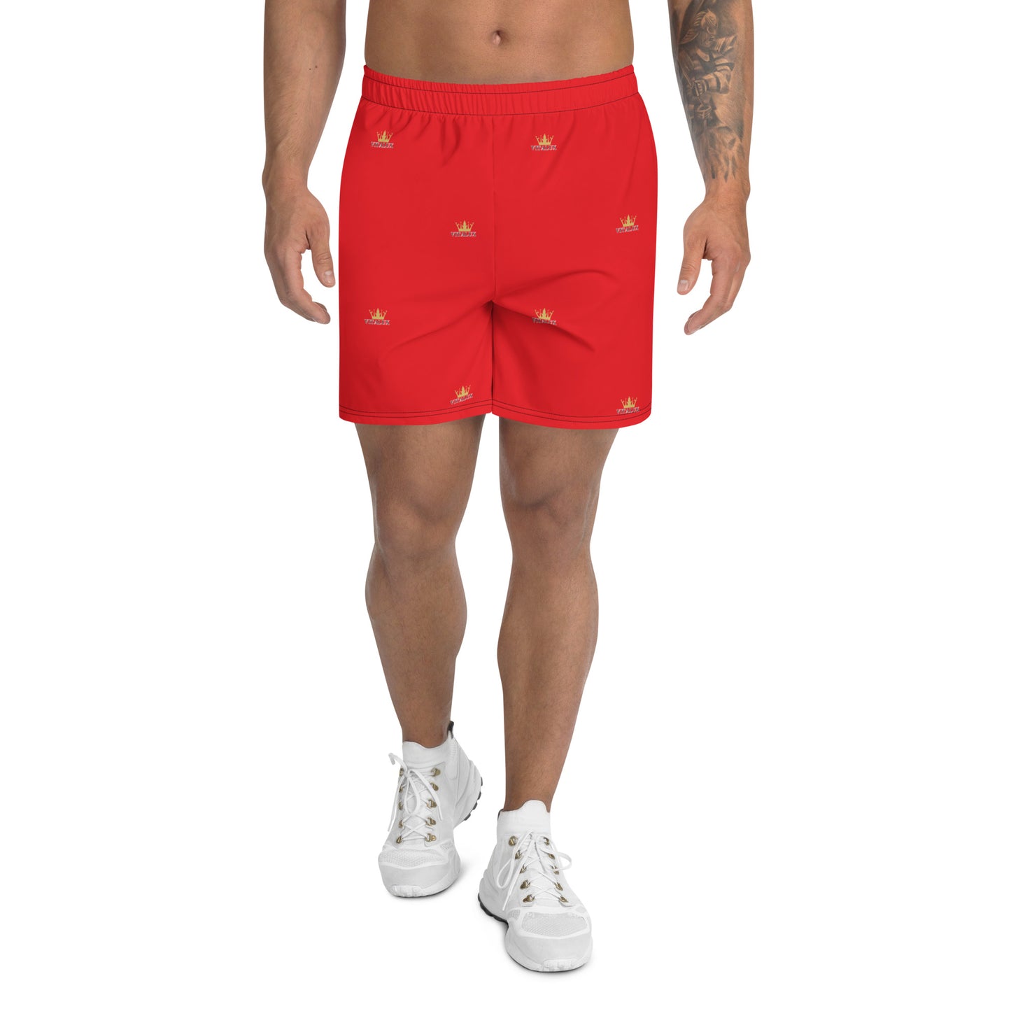 Vitalux Men's Crown Athletic Long Shorts Red