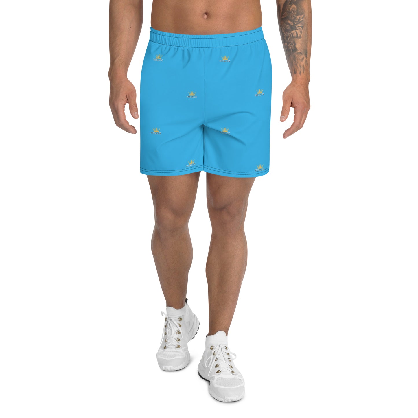 Vitalux Men's Crown Athletic Long Shorts Blue