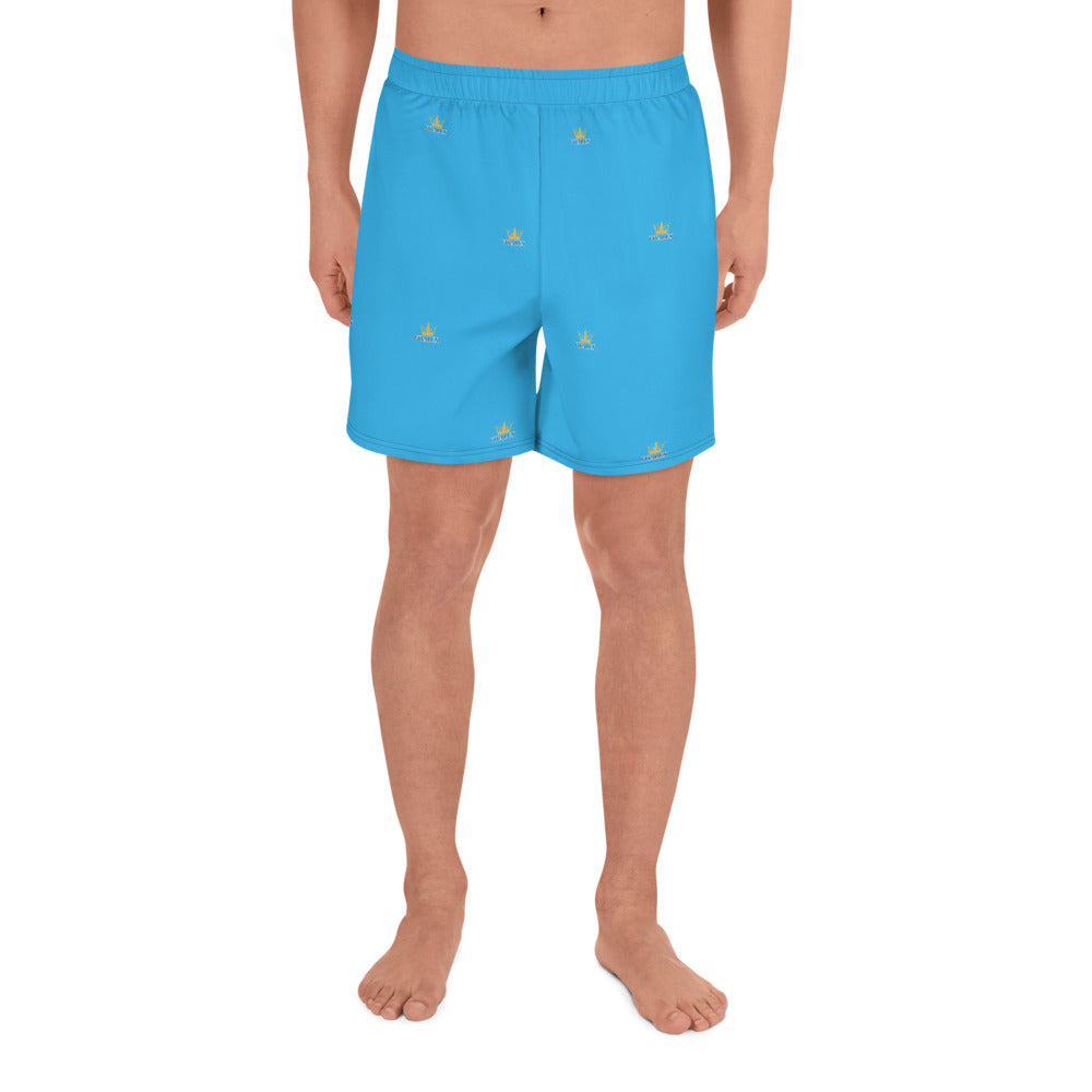 Vitalux Men's Crown Athletic Long Shorts Blue