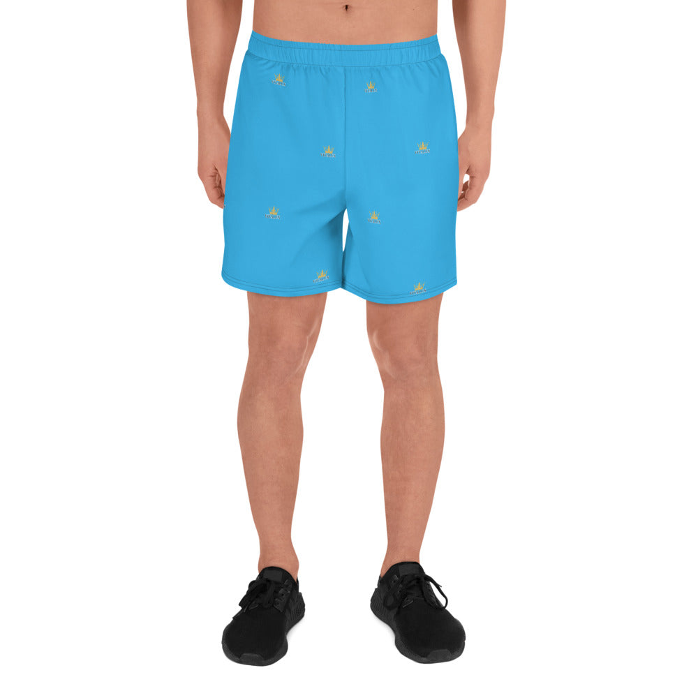 Vitalux Men's Crown Athletic Long Shorts Blue