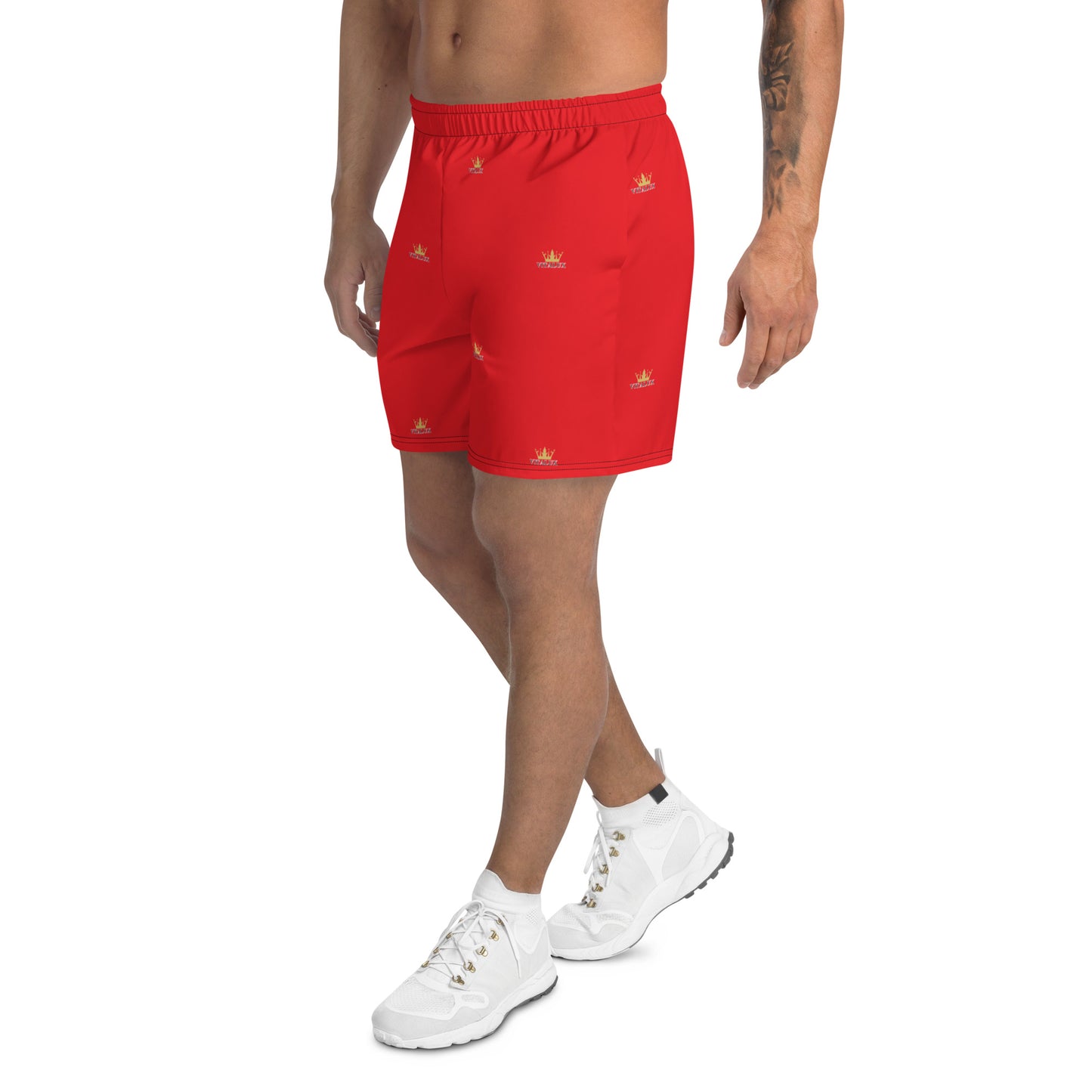 Vitalux Men's Crown Athletic Long Shorts Red