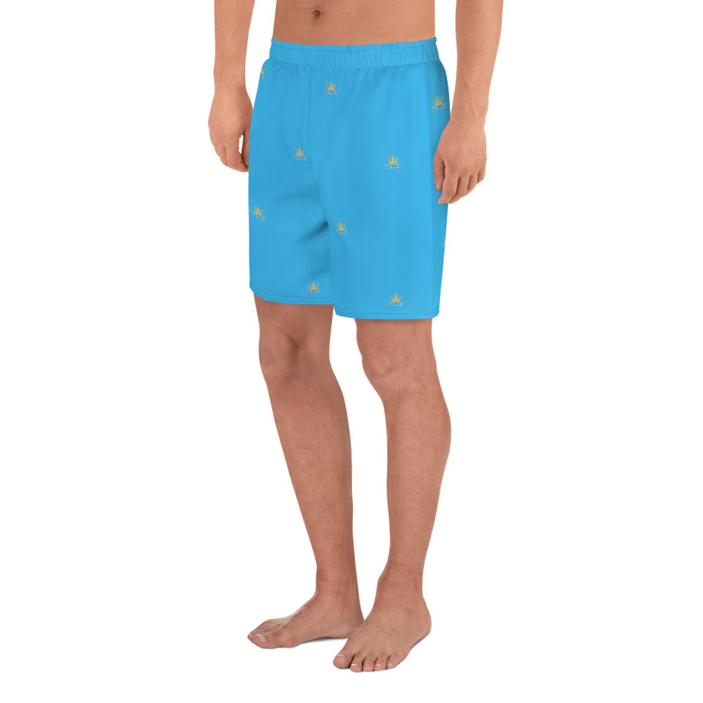 Vitalux Men's Crown Athletic Long Shorts Blue