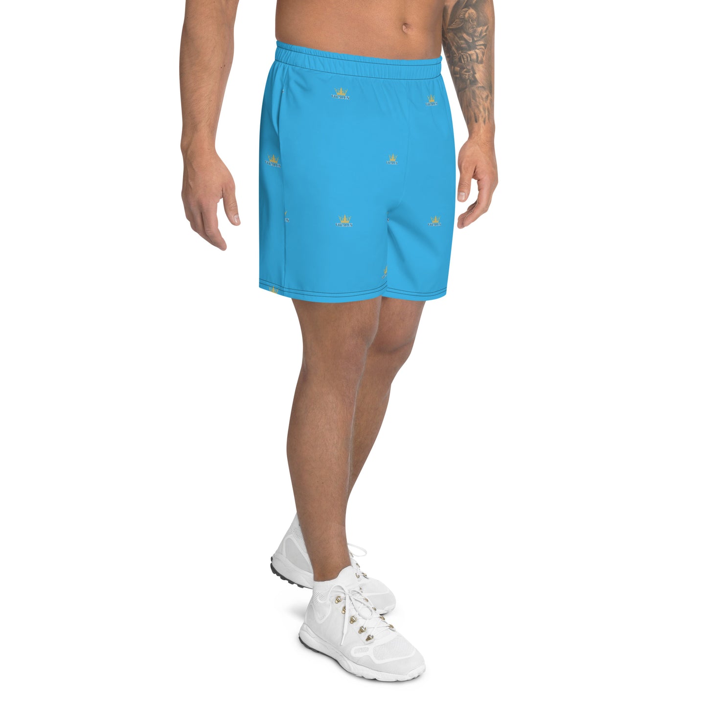 Vitalux Men's Crown Athletic Long Shorts Blue