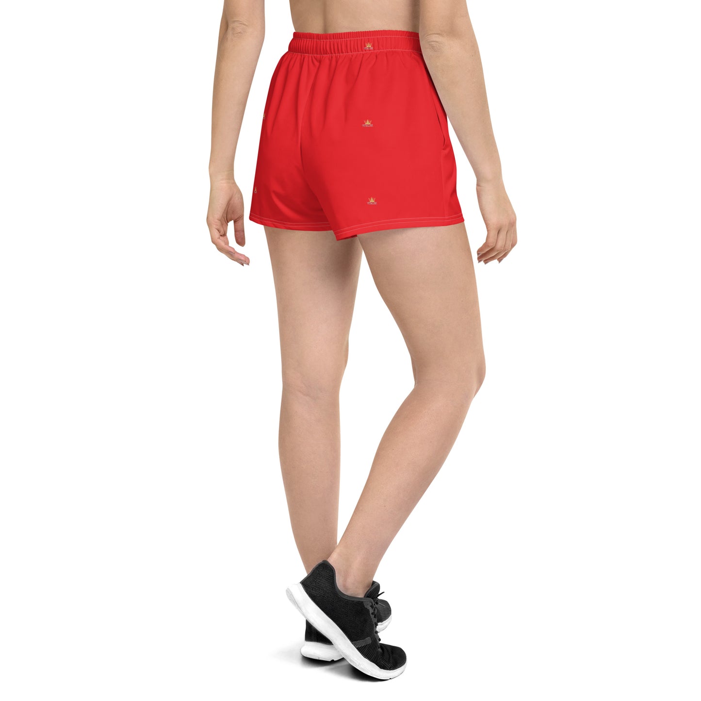 Vitalux Women's Crown Athletic Shorts Red