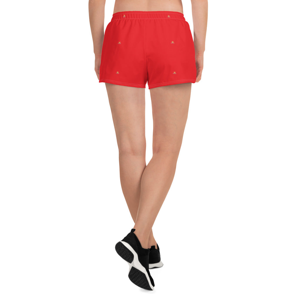 Vitalux Women's Crown Athletic Shorts Red