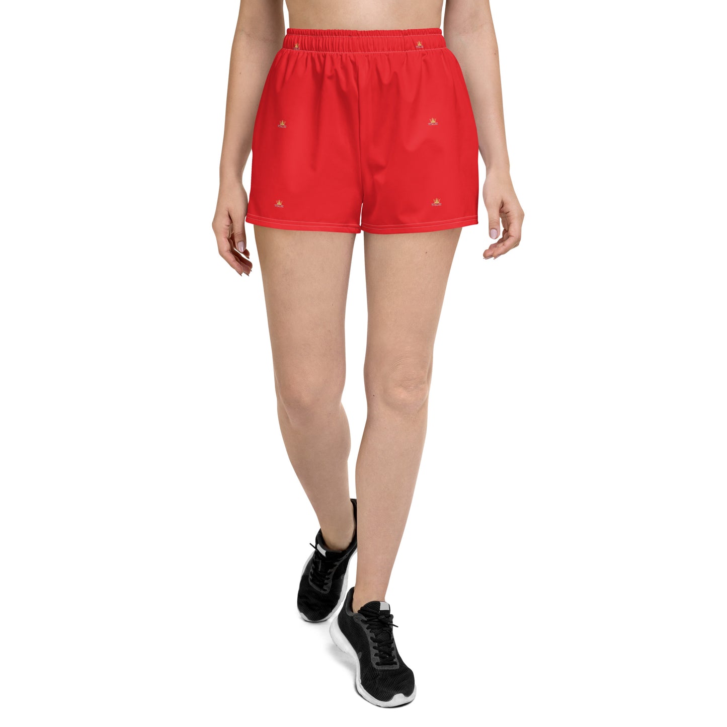 Vitalux Women's Crown Athletic Shorts Red