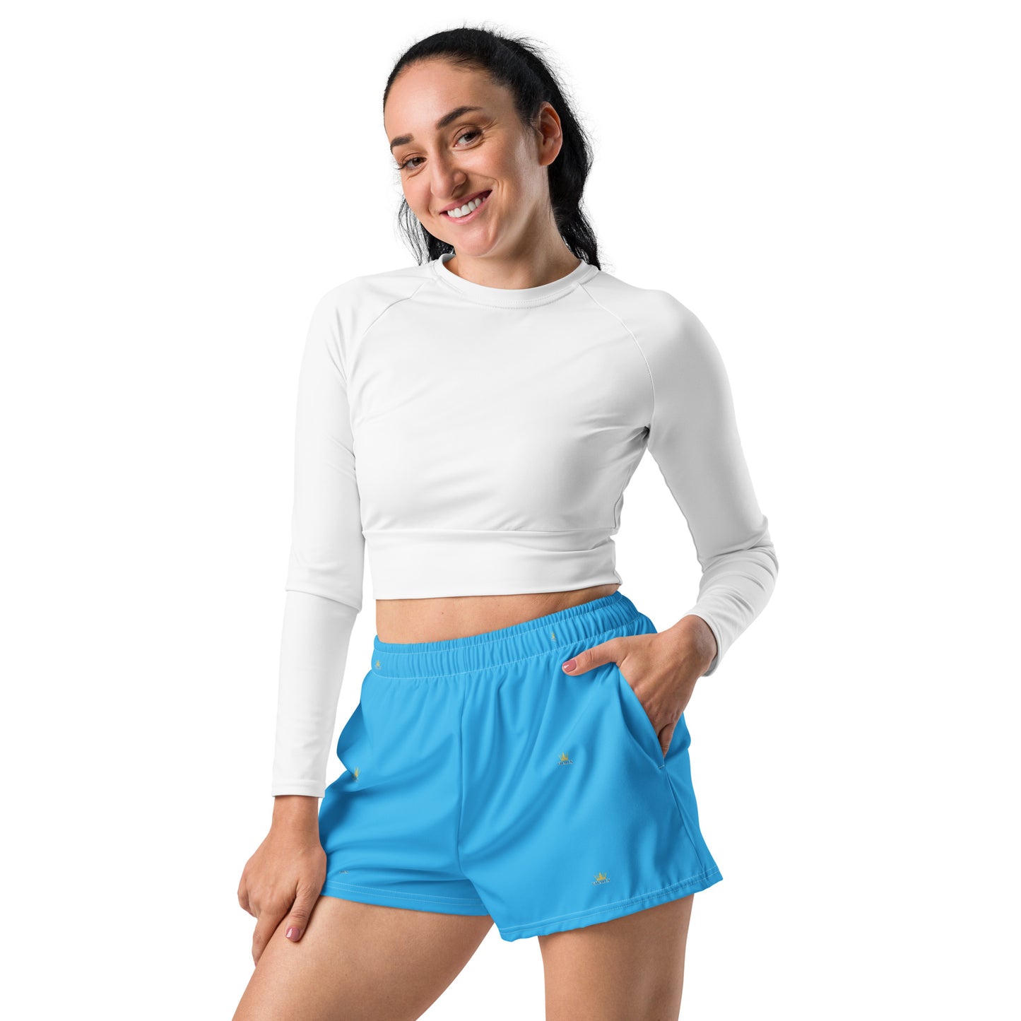 Vitalux Women's Crown Athletic Shorts Blue