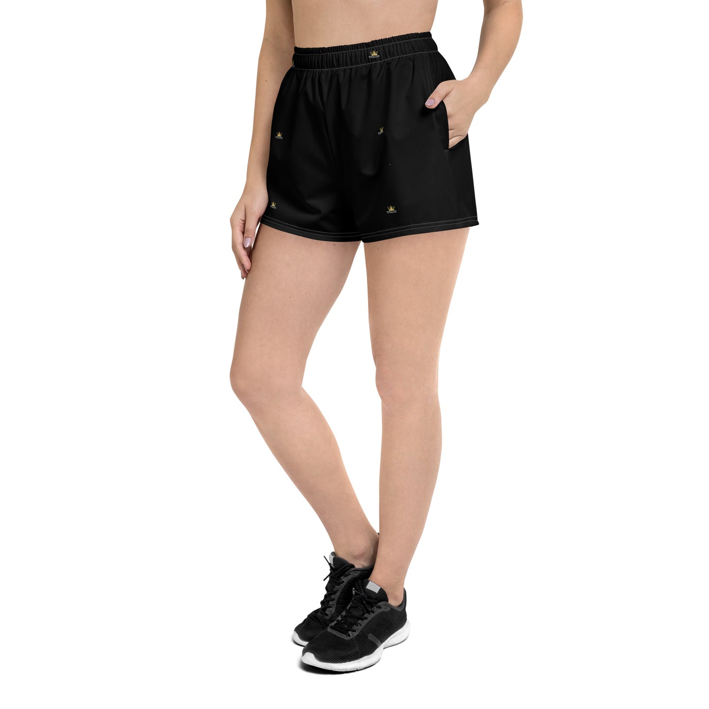 Vitalux Women's Crown Athletic Shorts Black