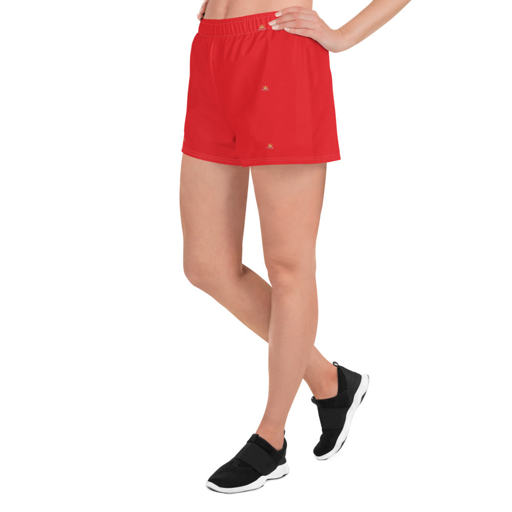 Vitalux Women's Crown Athletic Shorts Red