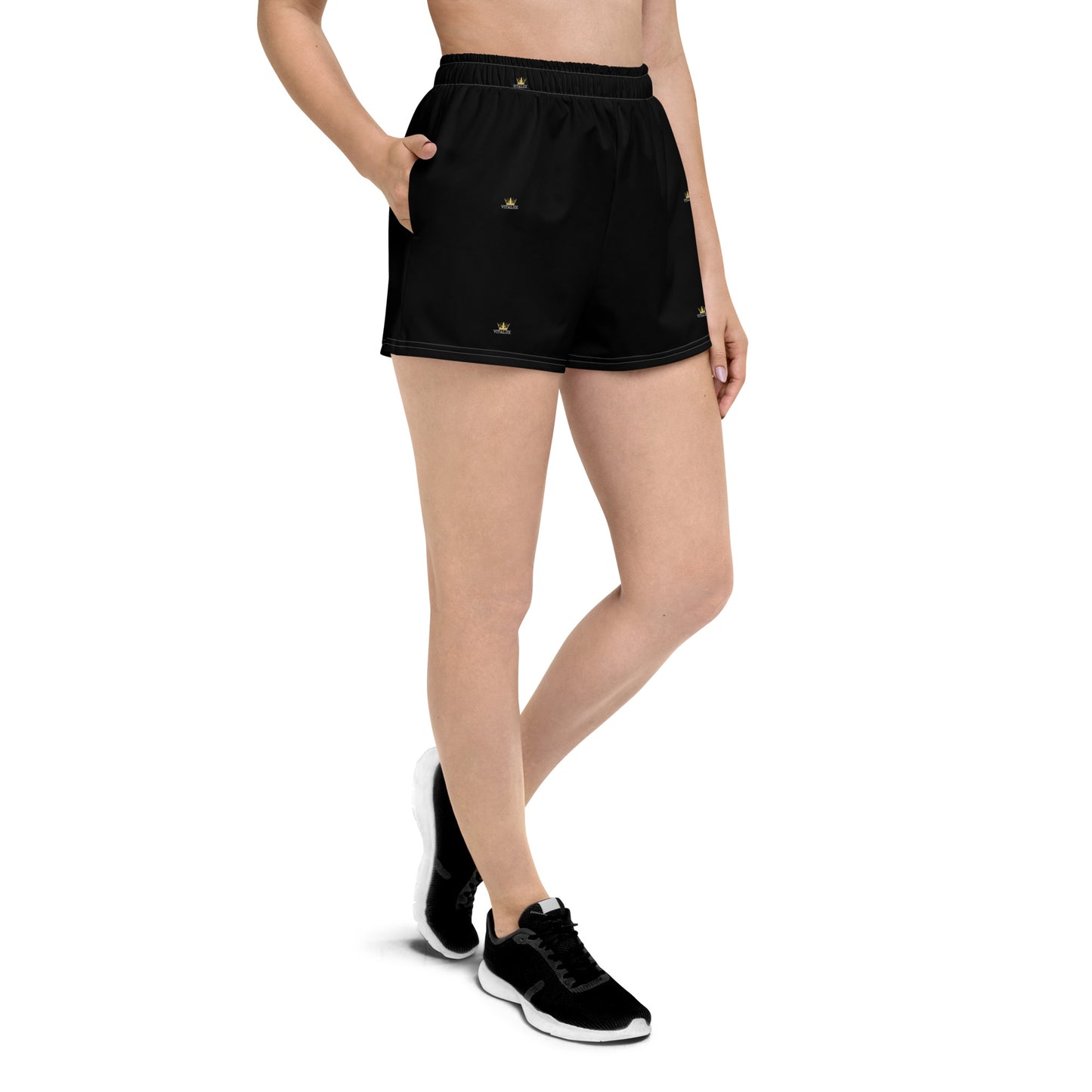 Vitalux Women's Crown Athletic Shorts Black