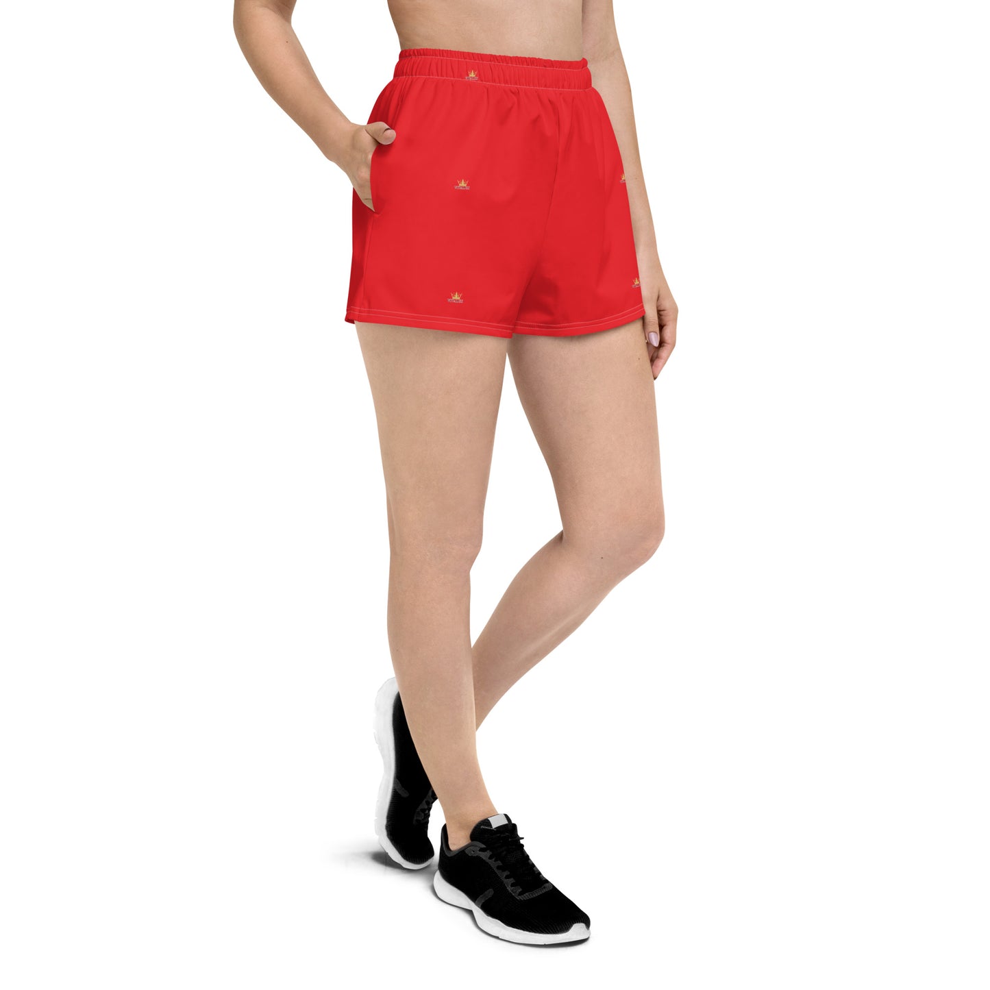 Vitalux Women's Crown Athletic Shorts Red