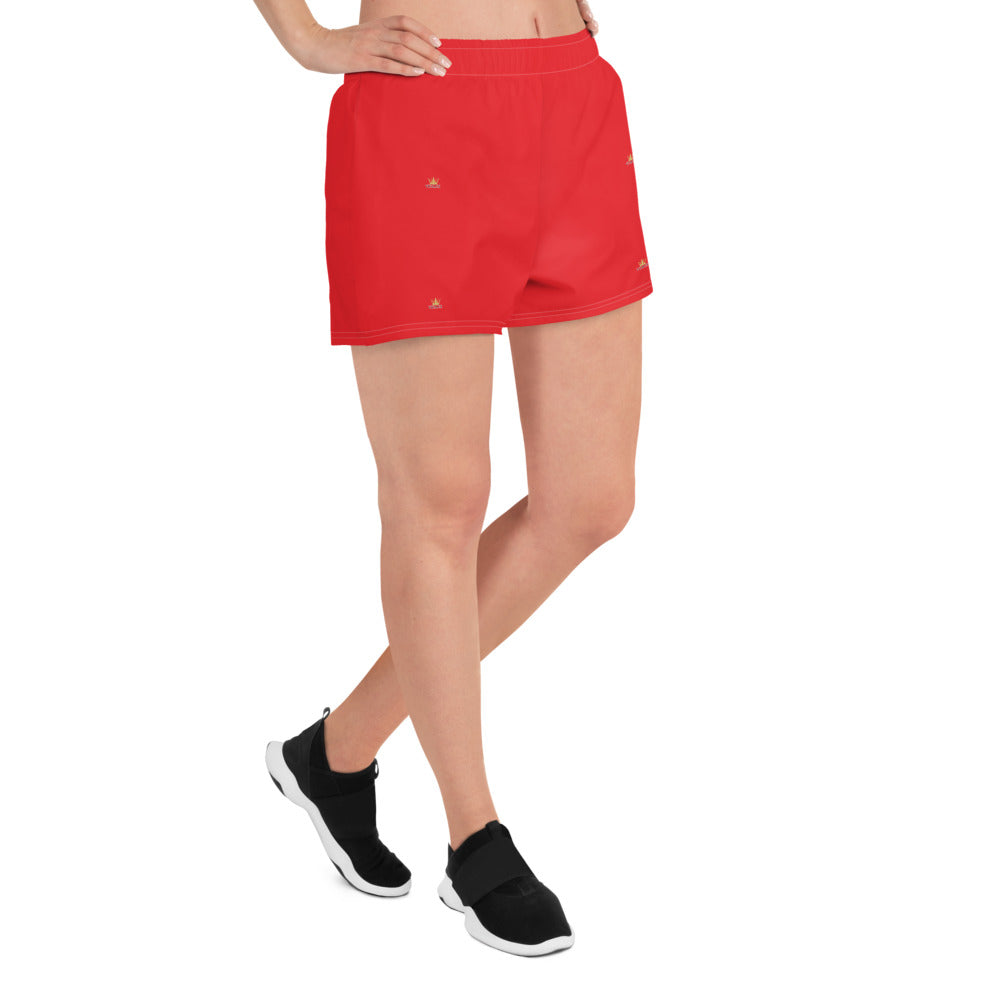 Vitalux Women's Crown Athletic Shorts Red