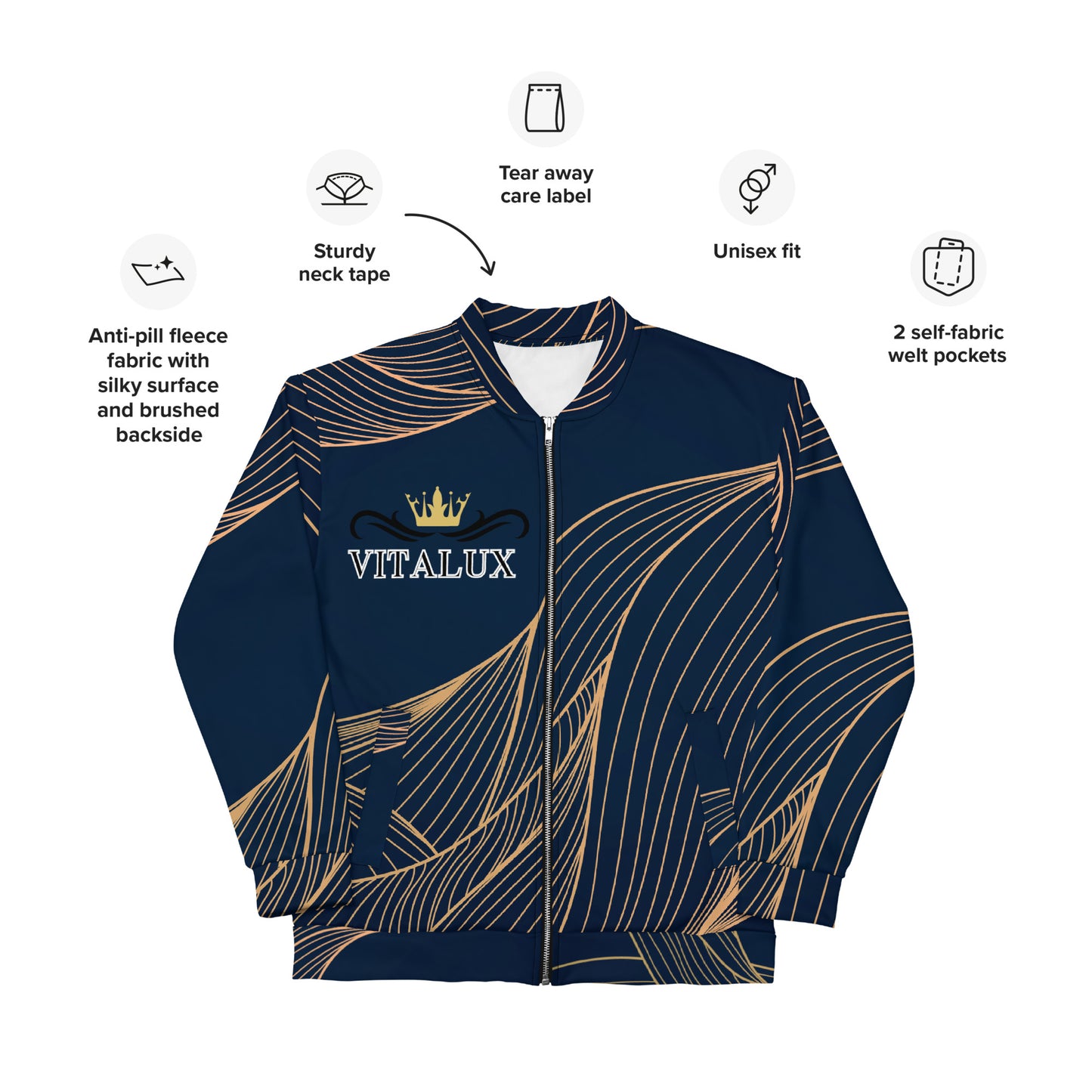 Vitalux Bomber Jacket blue