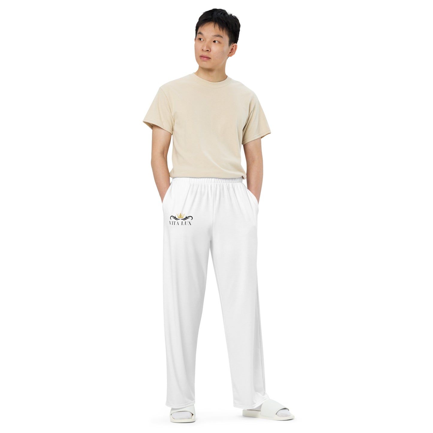 Vitalux Men's Wide-Leg Pants