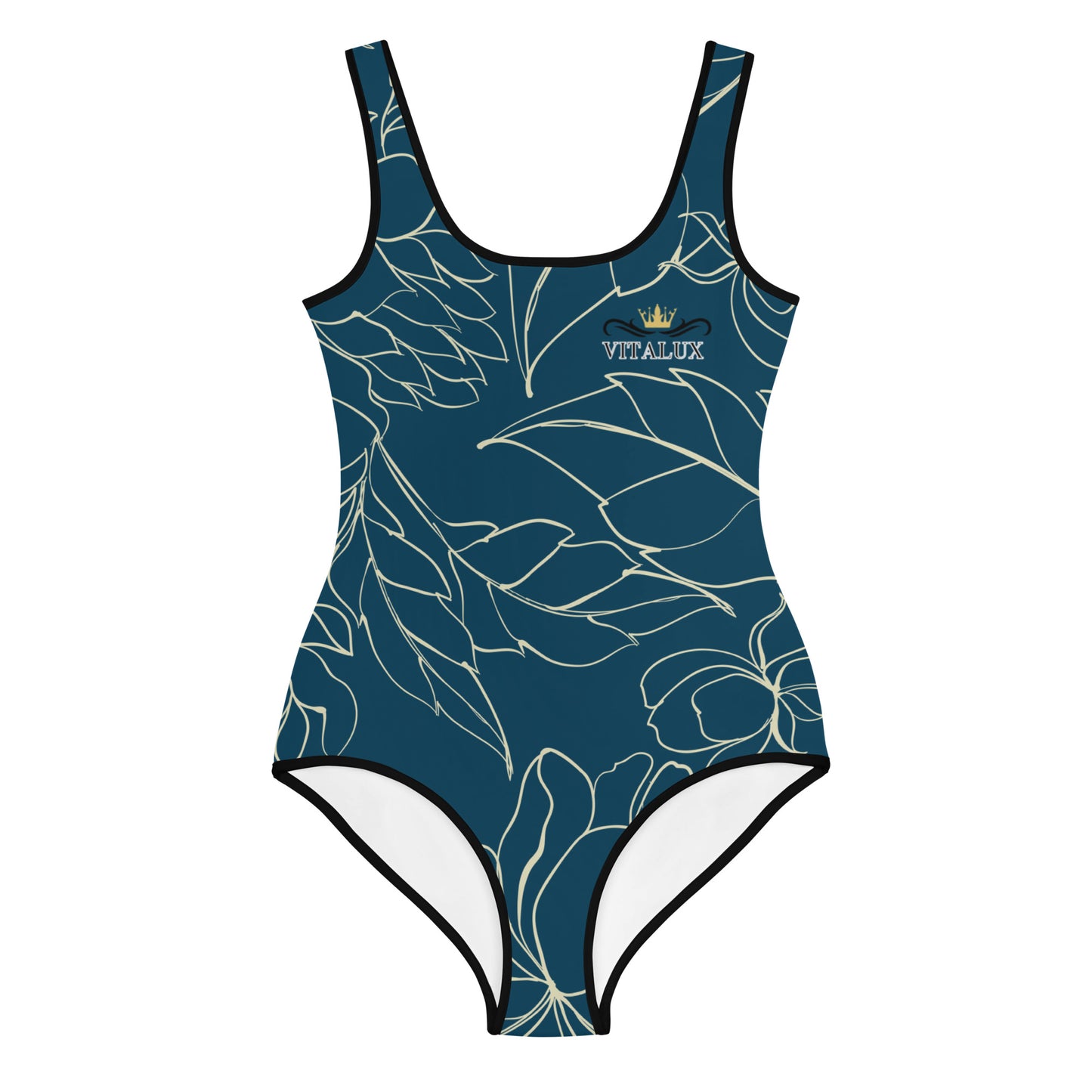 Vitalux Girls Swimsuit Exotic Blue