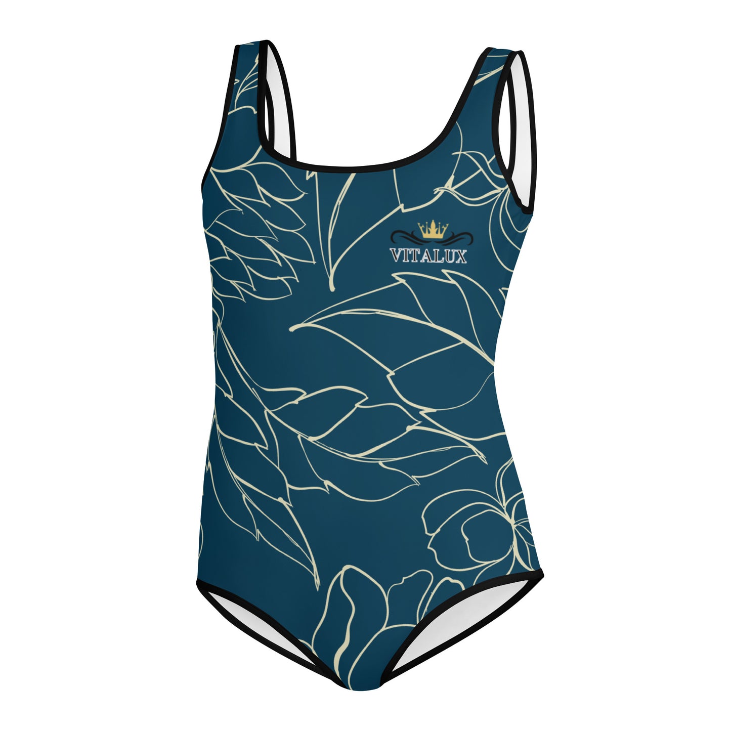 Vitalux Girls Swimsuit Exotic Blue