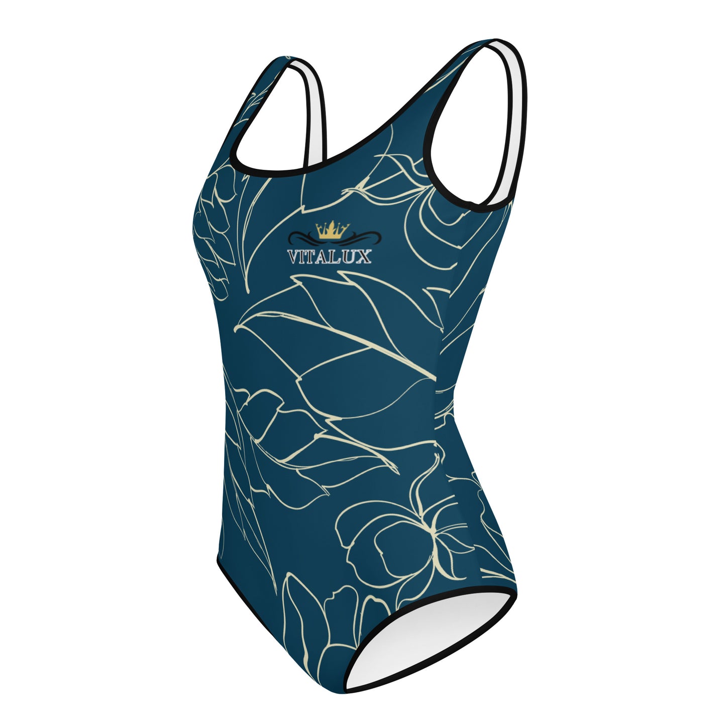 Vitalux Girls Swimsuit Exotic Blue