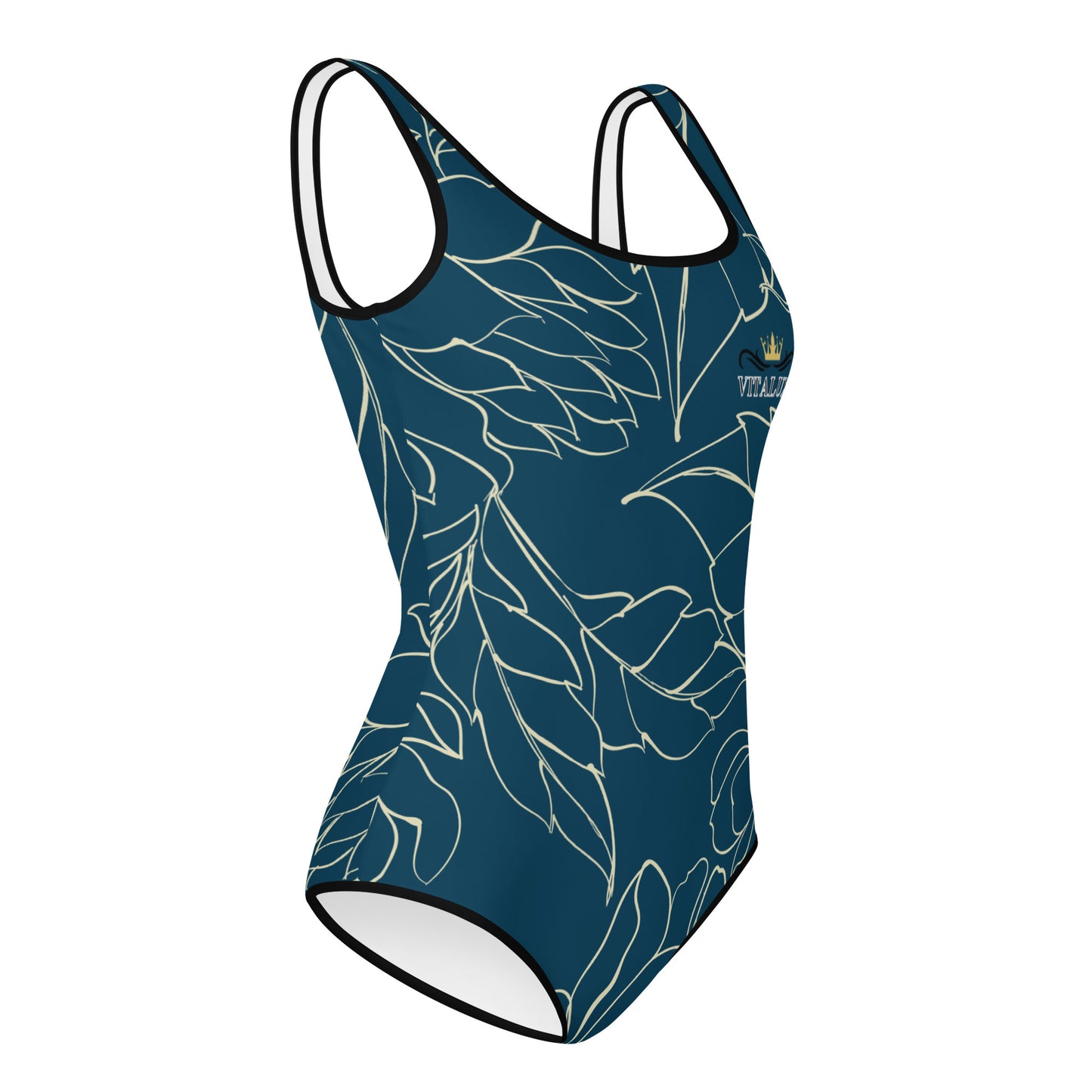 Vitalux Girls Swimsuit Exotic Blue