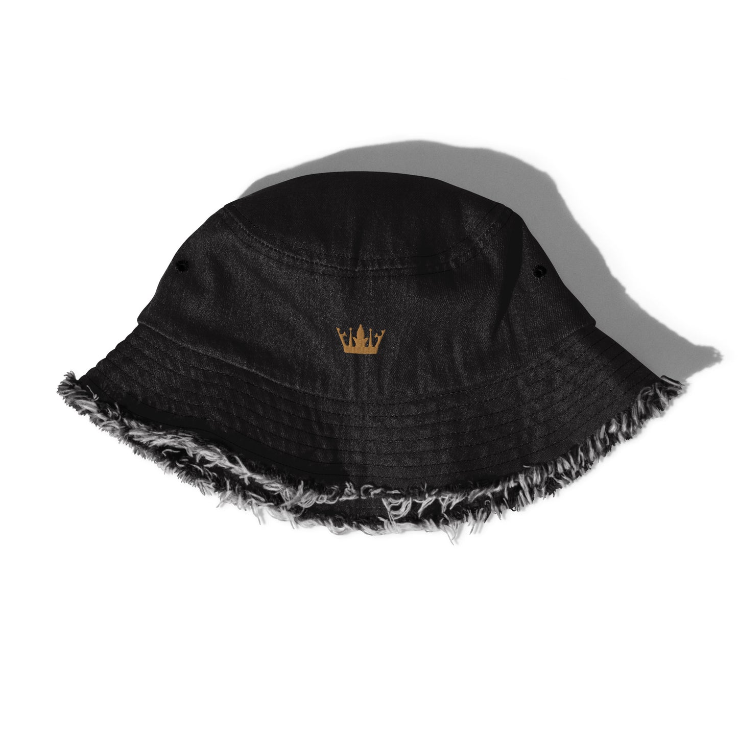 Vitalux Distressed Denim Bucket Hat