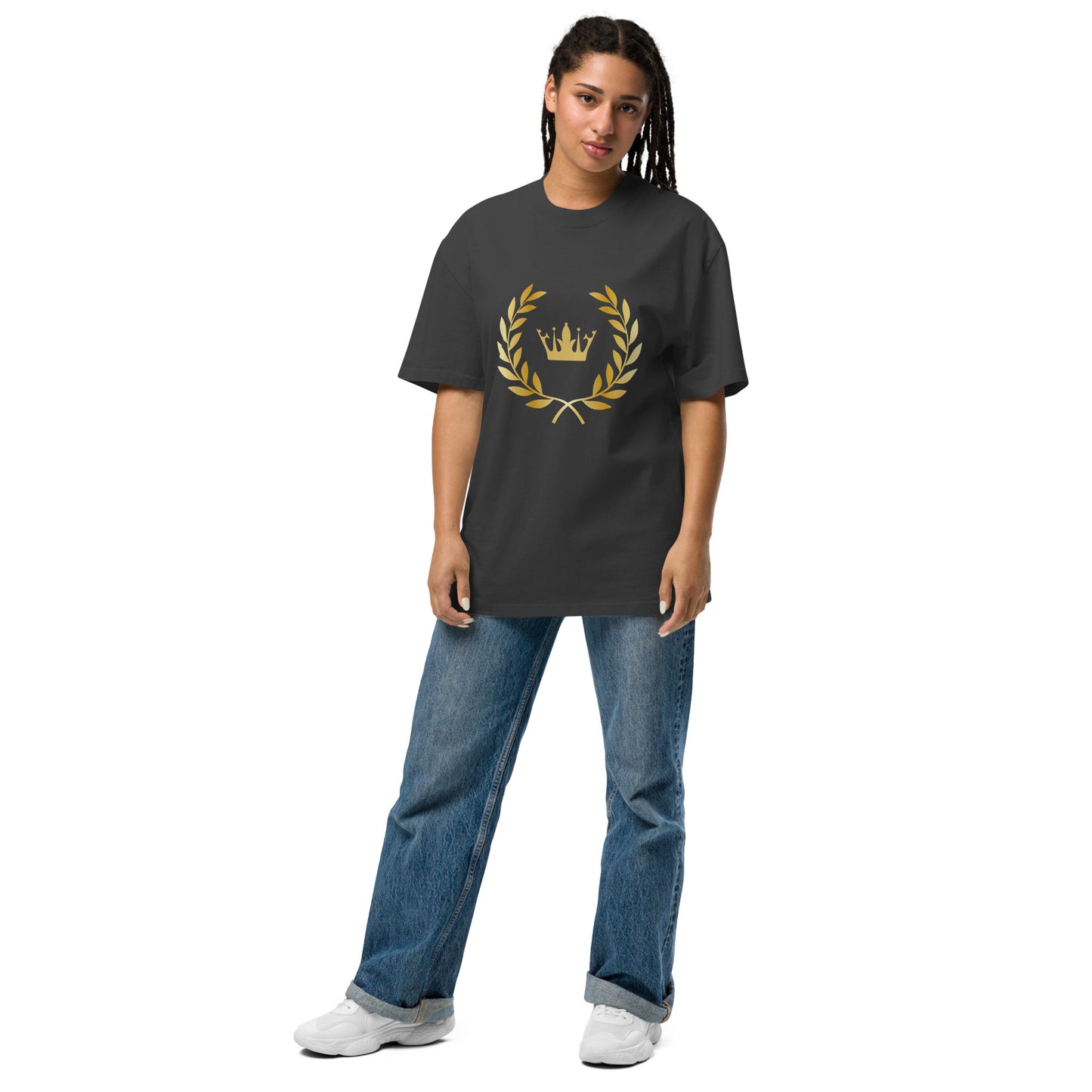 Vitalux Women's Oversized Faded T-shirt