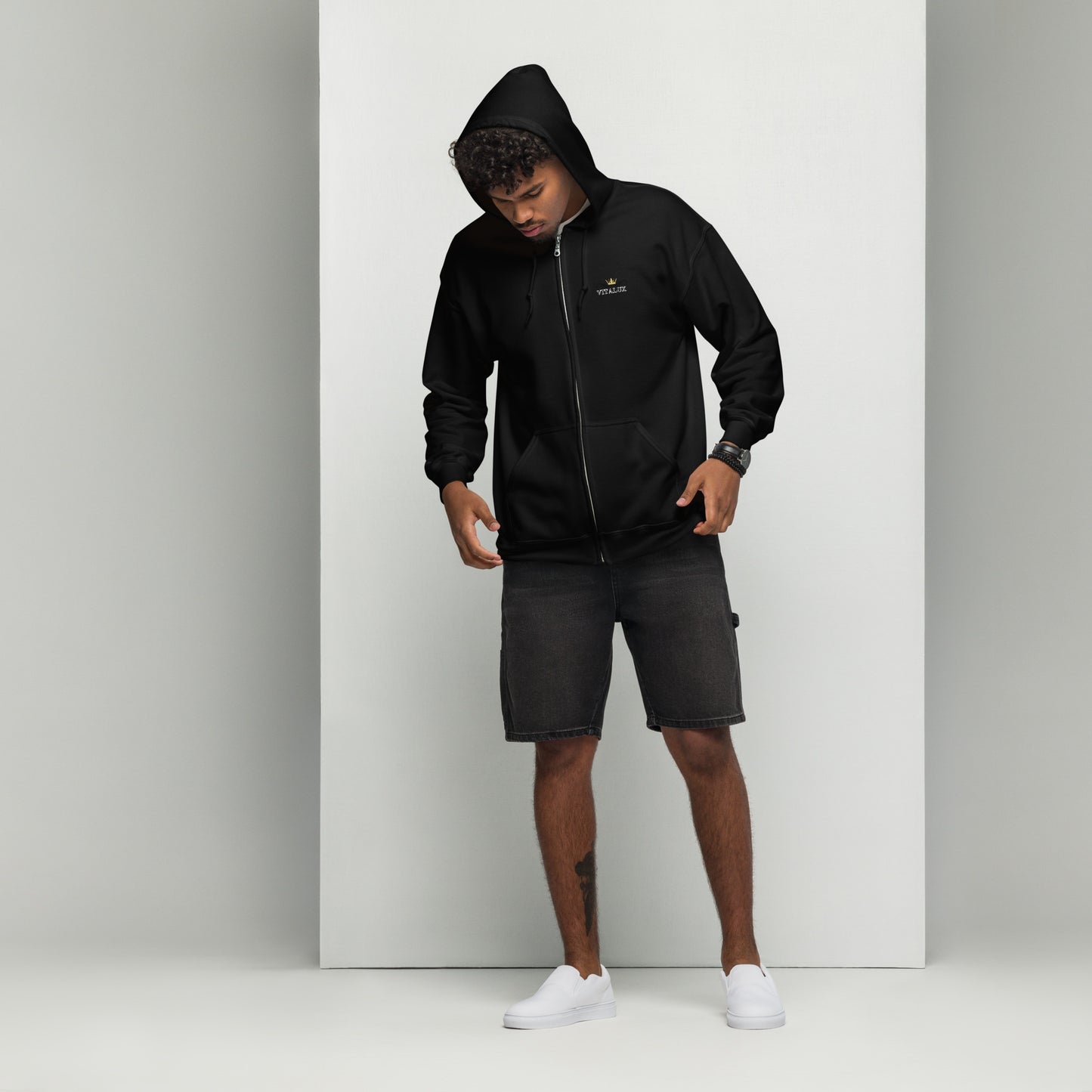 Vitalux Men's Heavy Blend Zip Hoodie