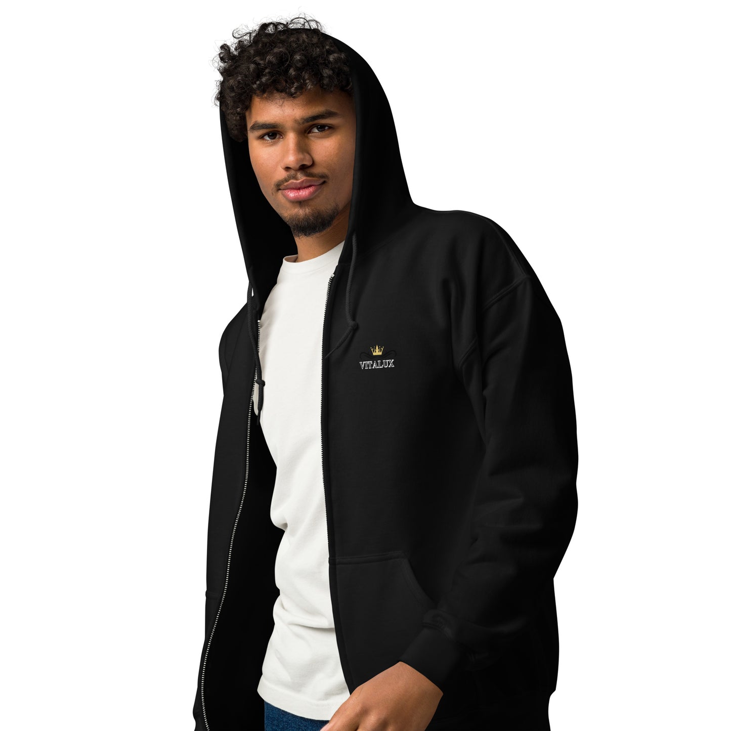 Vitalux Men's Heavy Blend Zip Hoodie