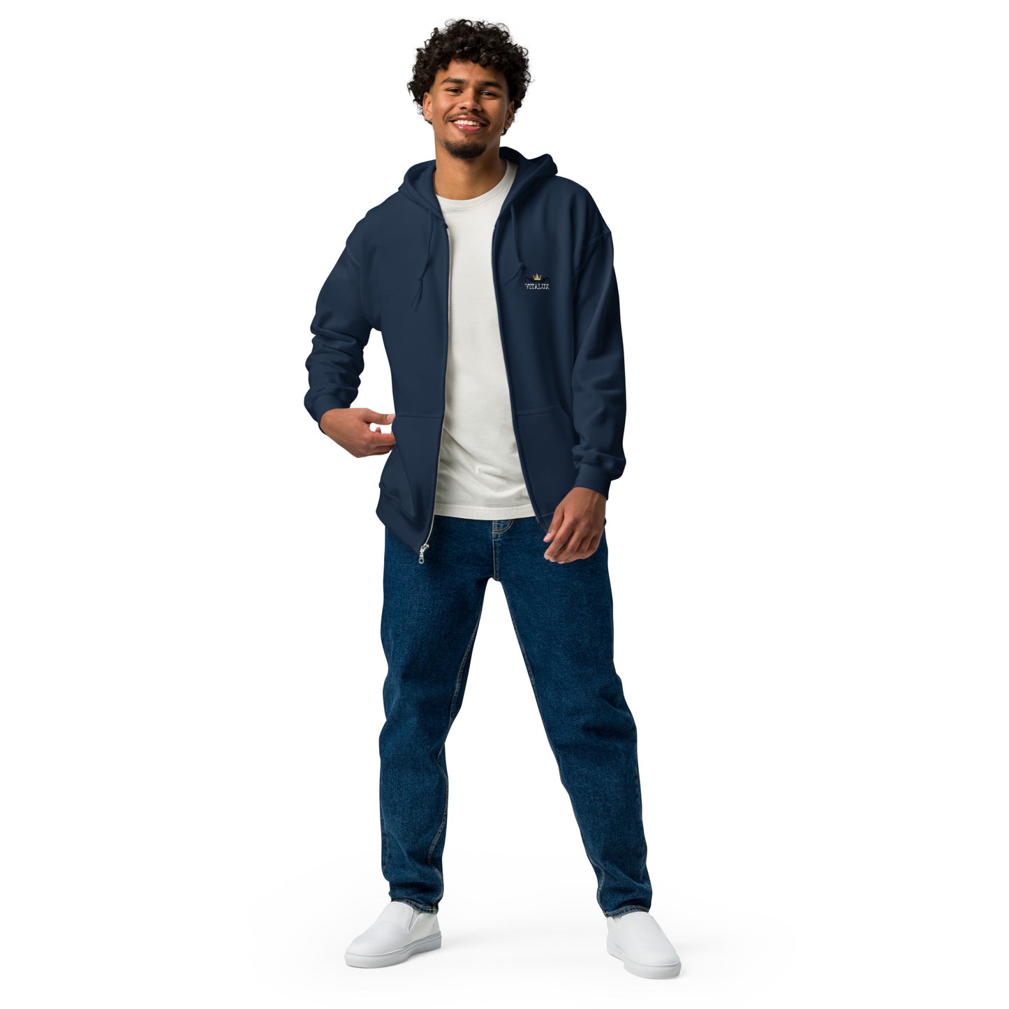 Vitalux Men's Heavy Blend Zip Hoodie