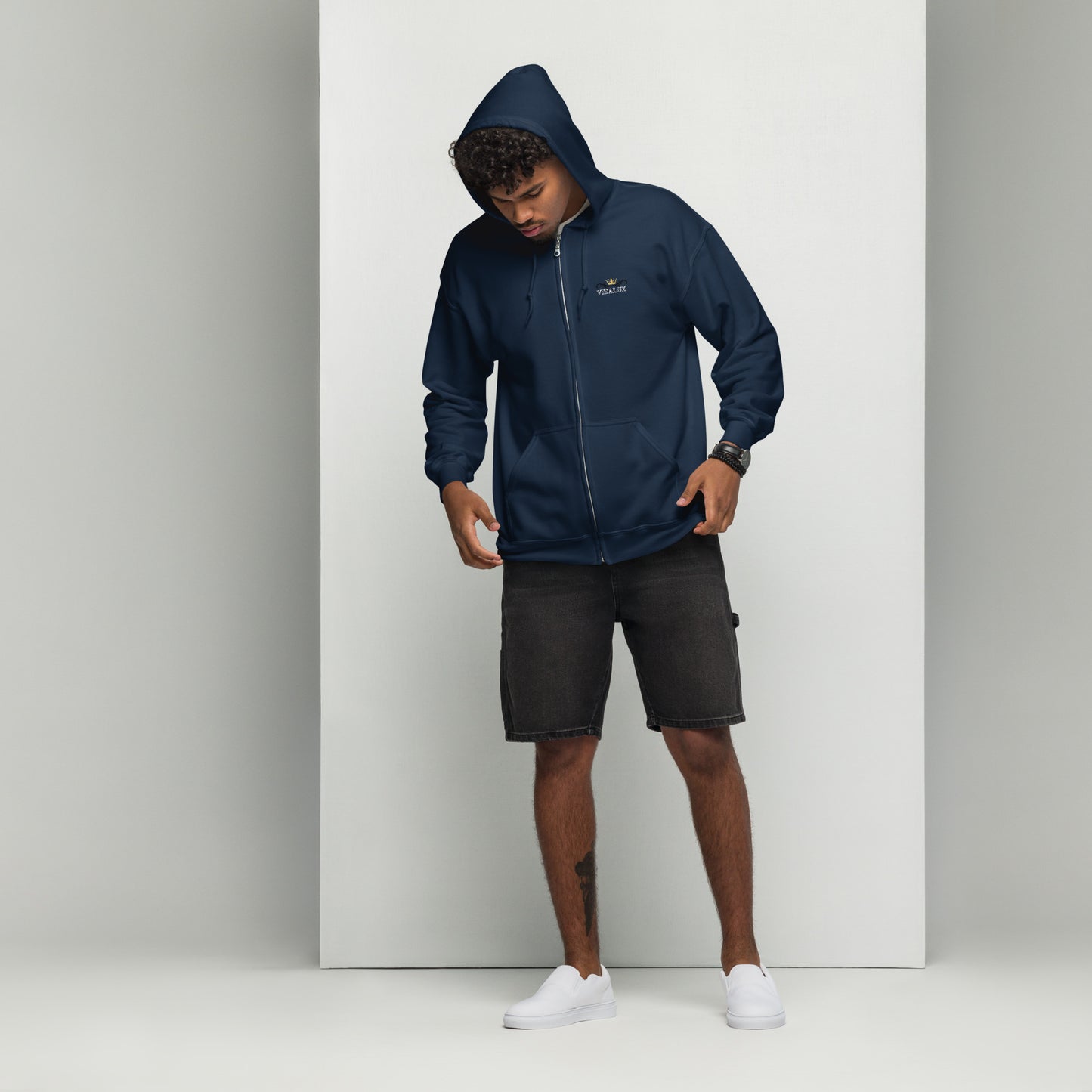 Vitalux Men's Heavy Blend Zip Hoodie