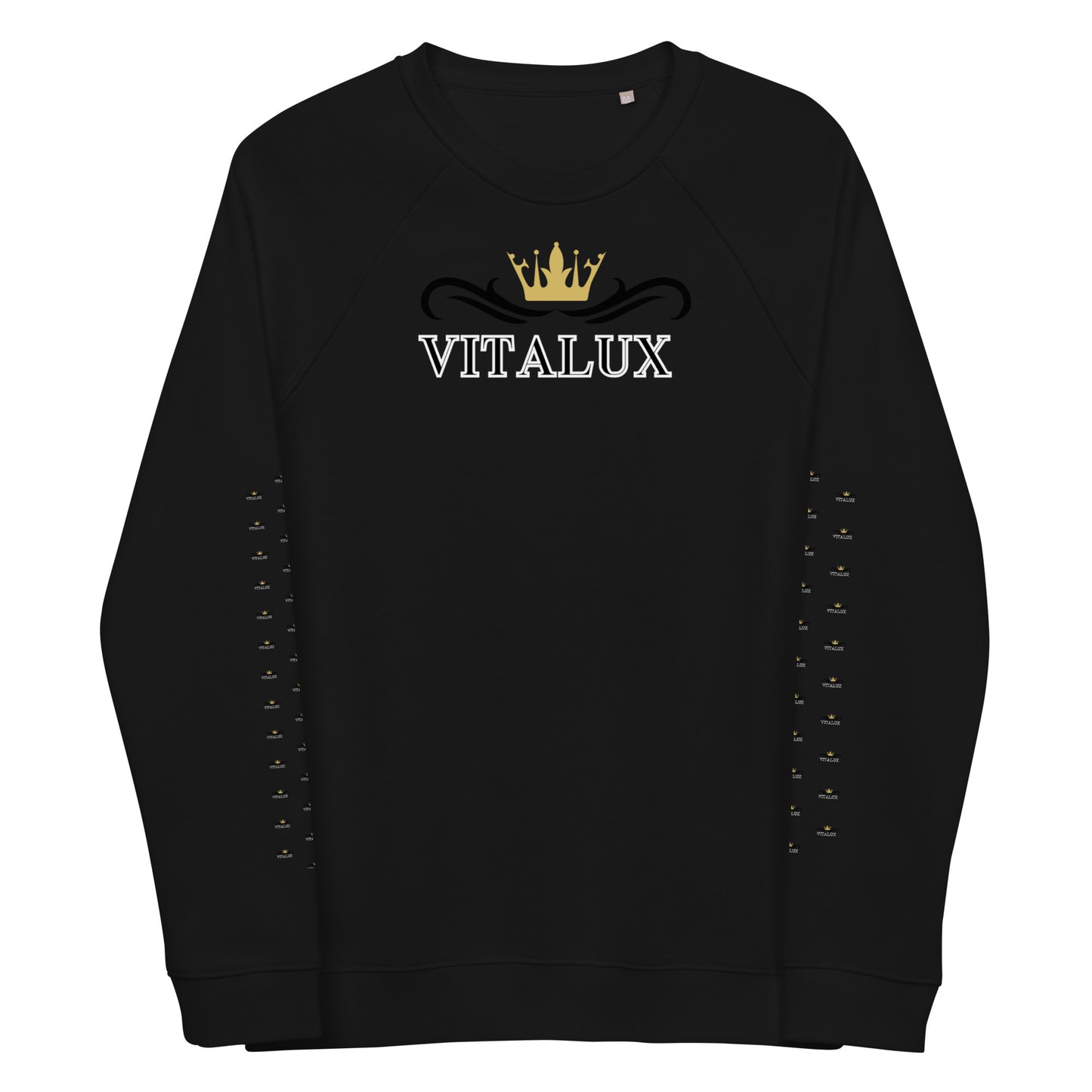 Vitalux Men's Organic Raglan Sweatshirt