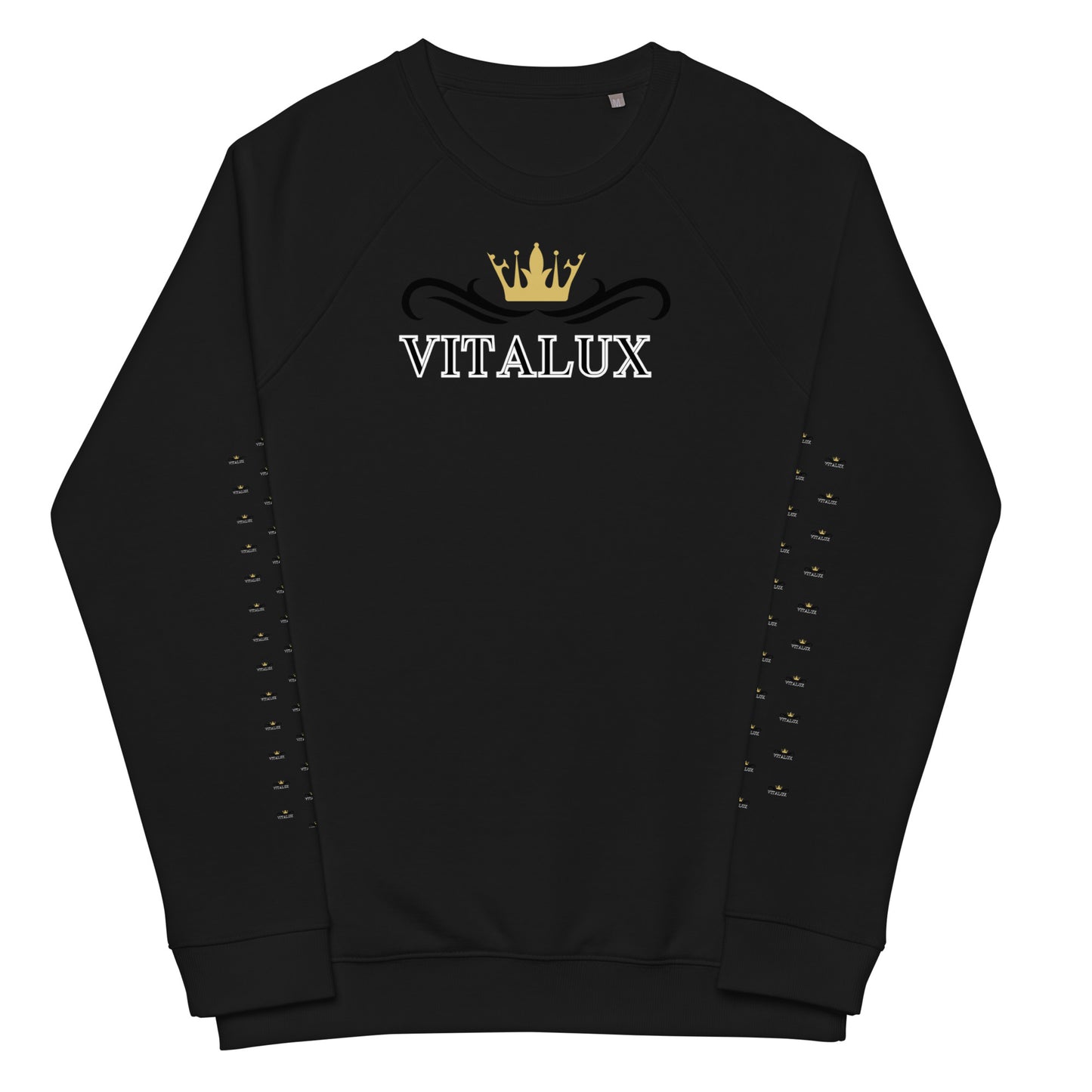 Vitalux Men's Organic Raglan Sweatshirt