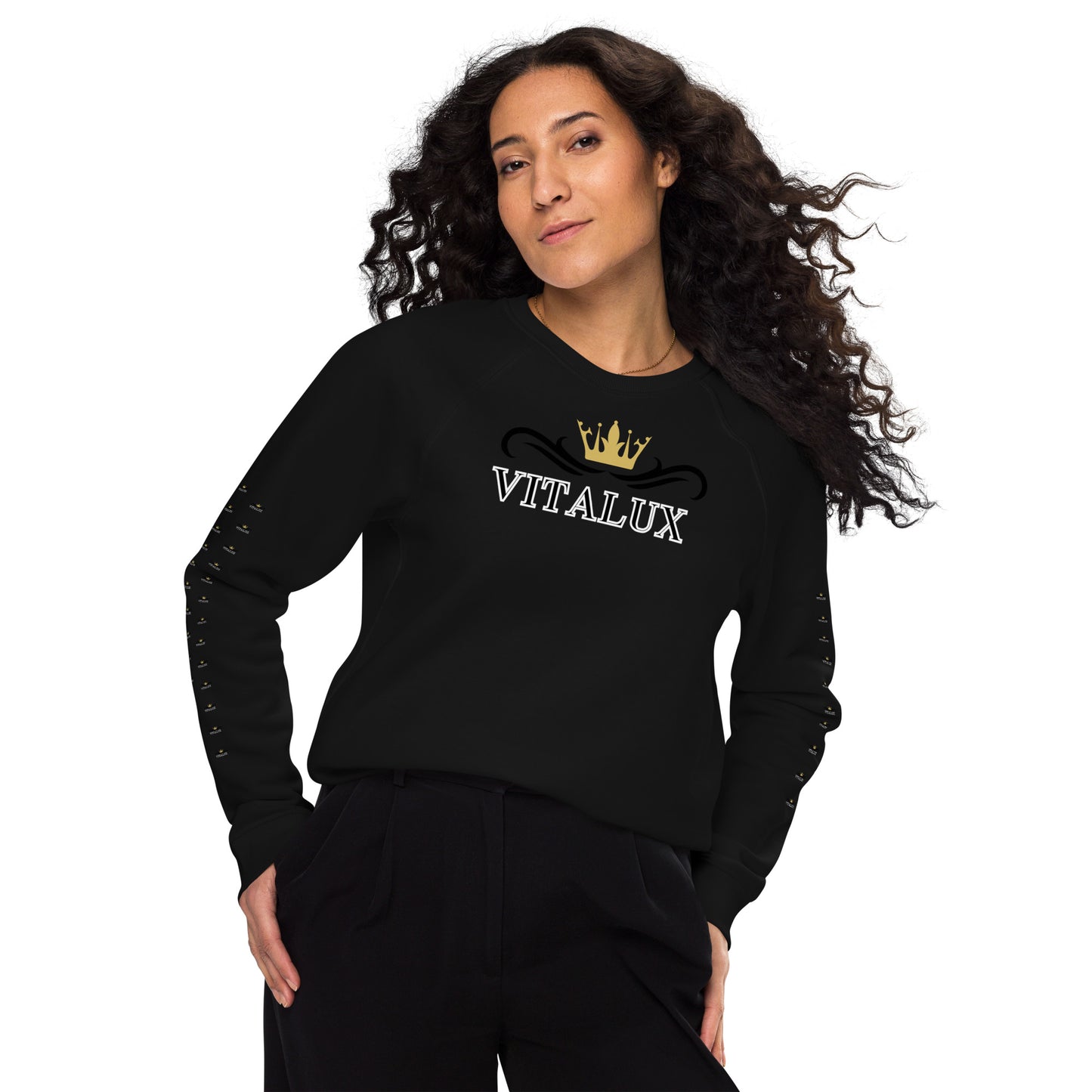 Vitalux Women's Organic Raglan Sweatshirt