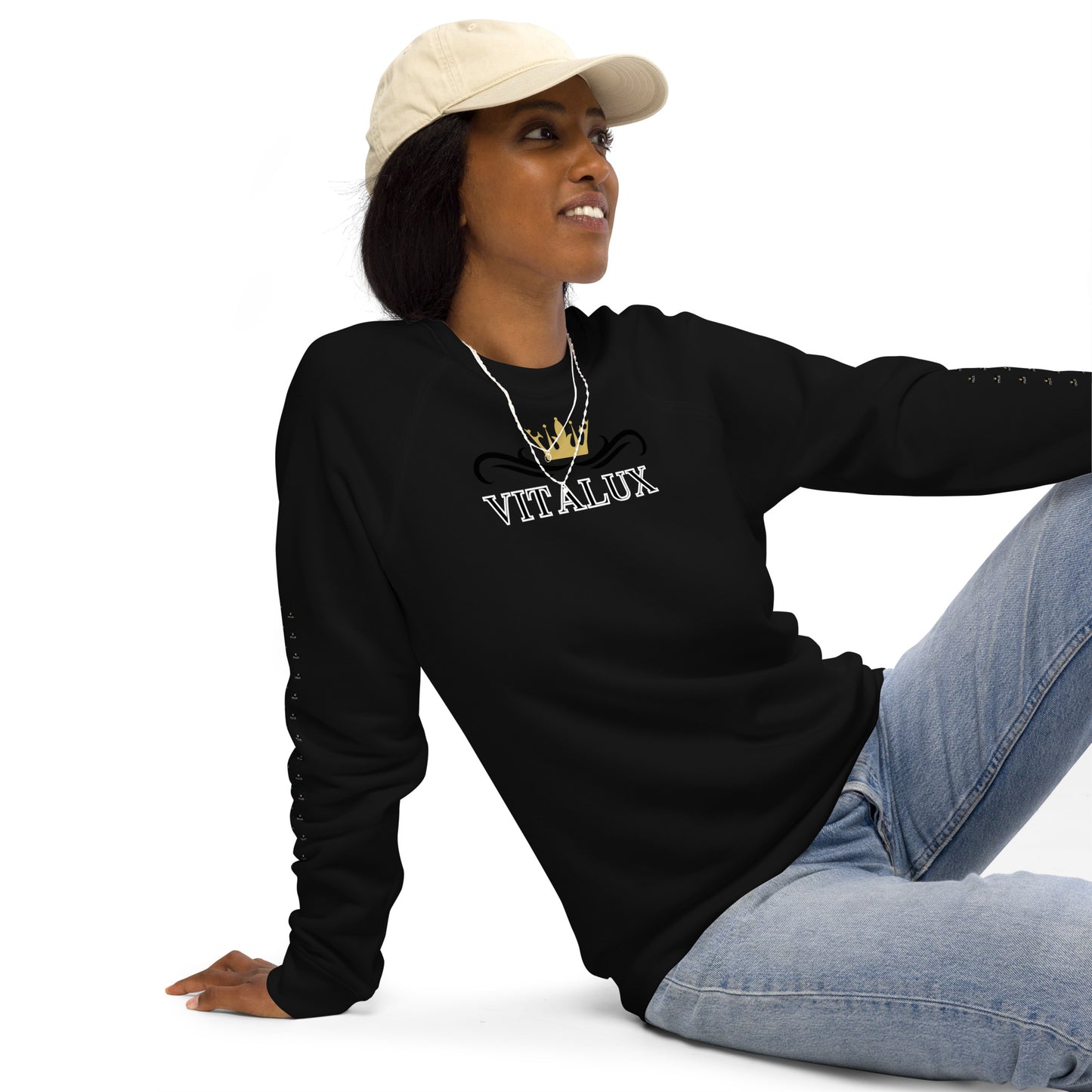 Vitalux Women's Organic Raglan Sweatshirt