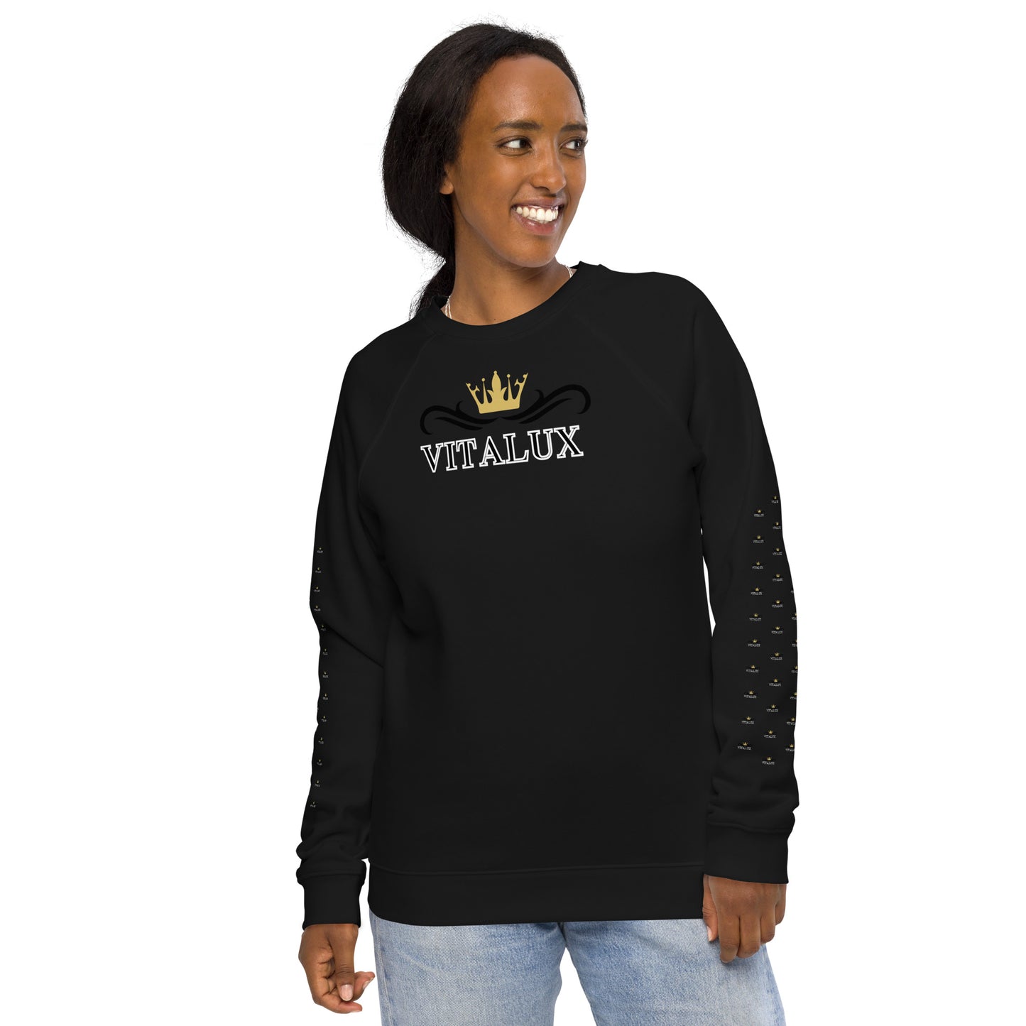 Vitalux Women's Organic Raglan Sweatshirt