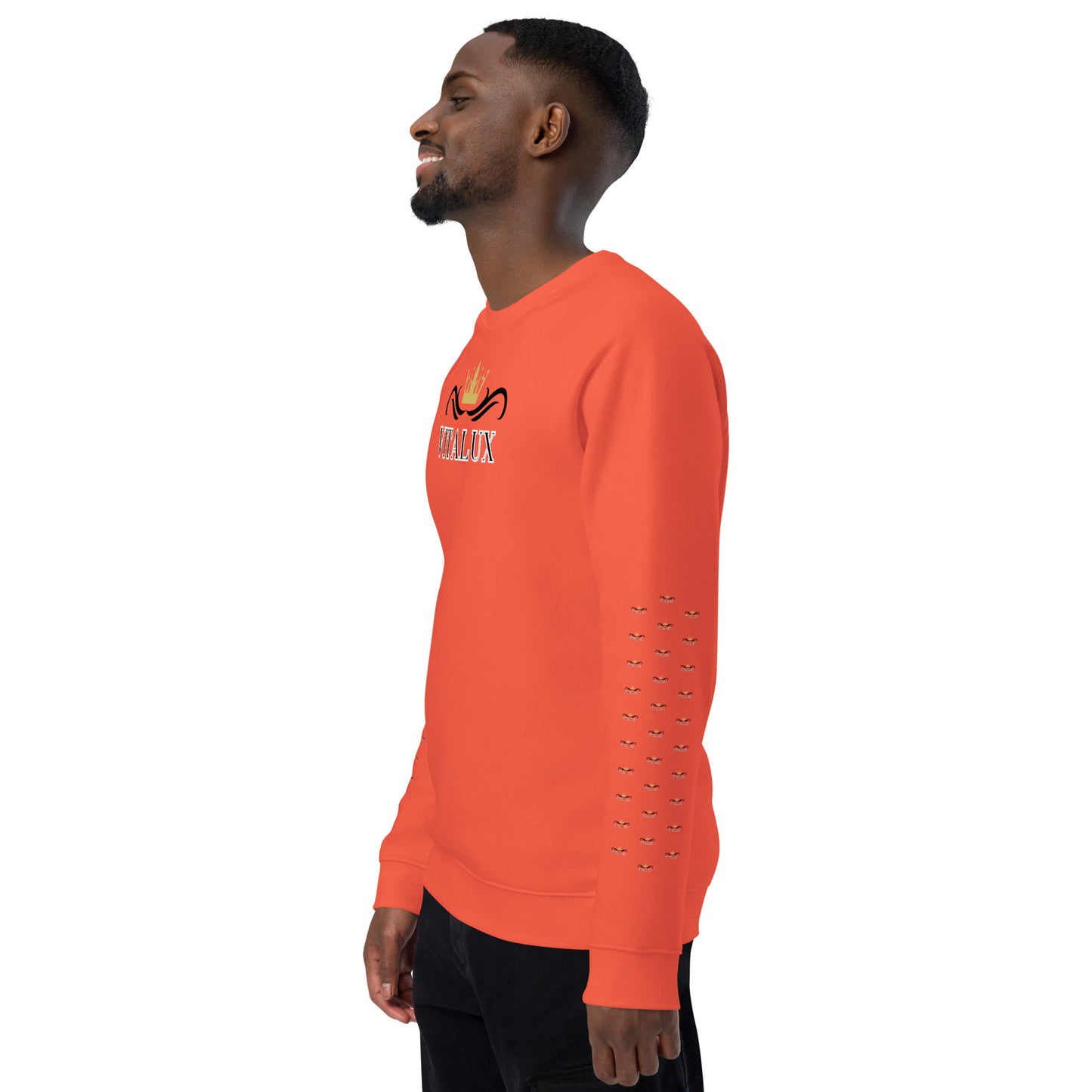 Vitalux Men's Organic Raglan Sweatshirt