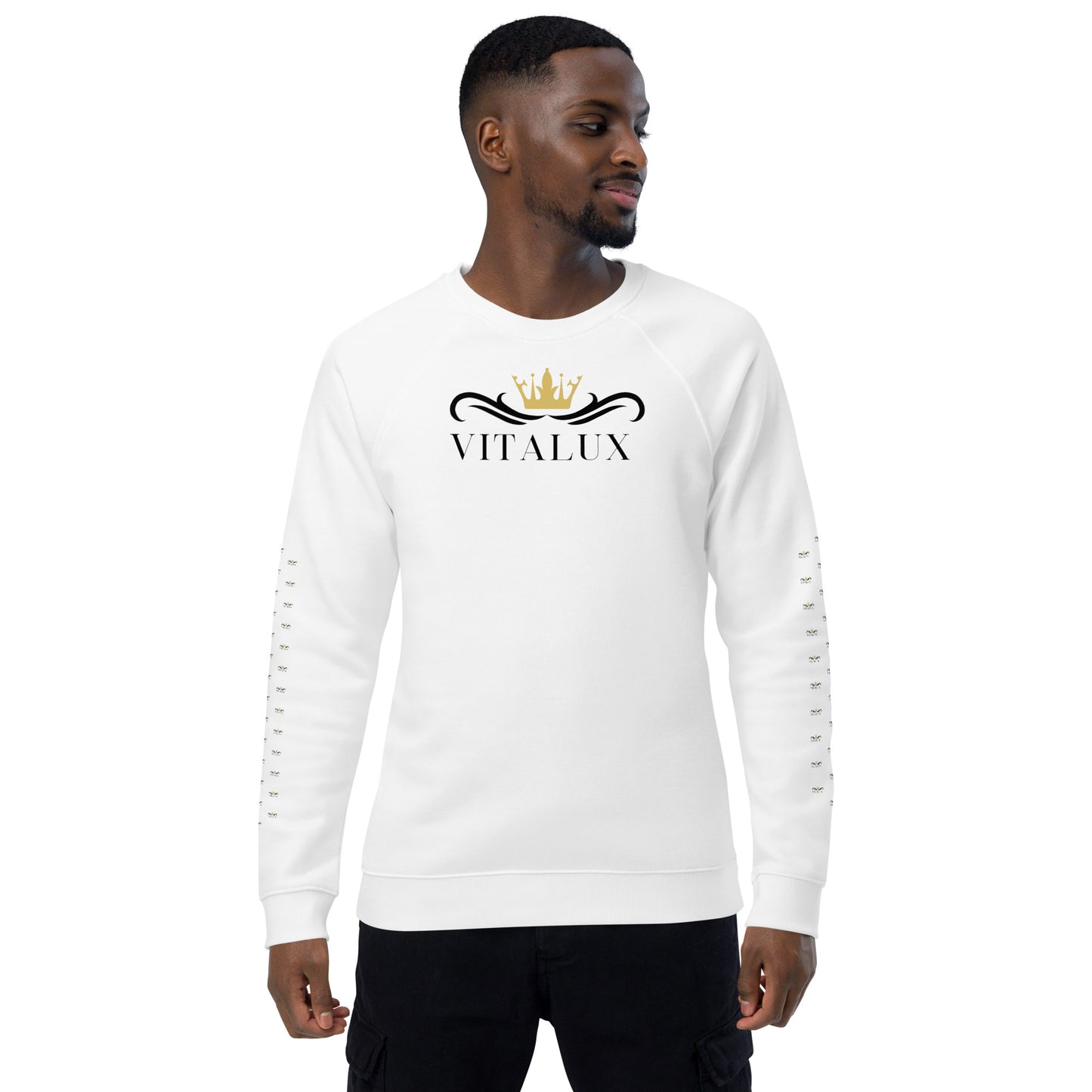 Vitalux Men's Organic Raglan Sweatshirt