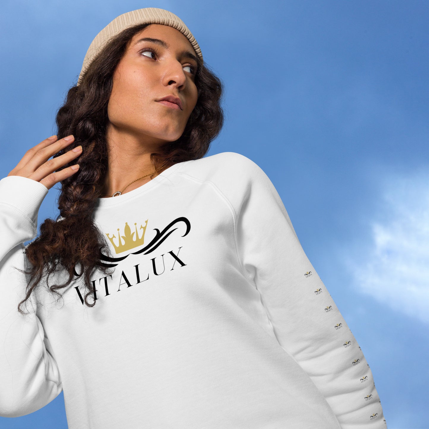 Vitalux Women's Organic Raglan Sweatshirt