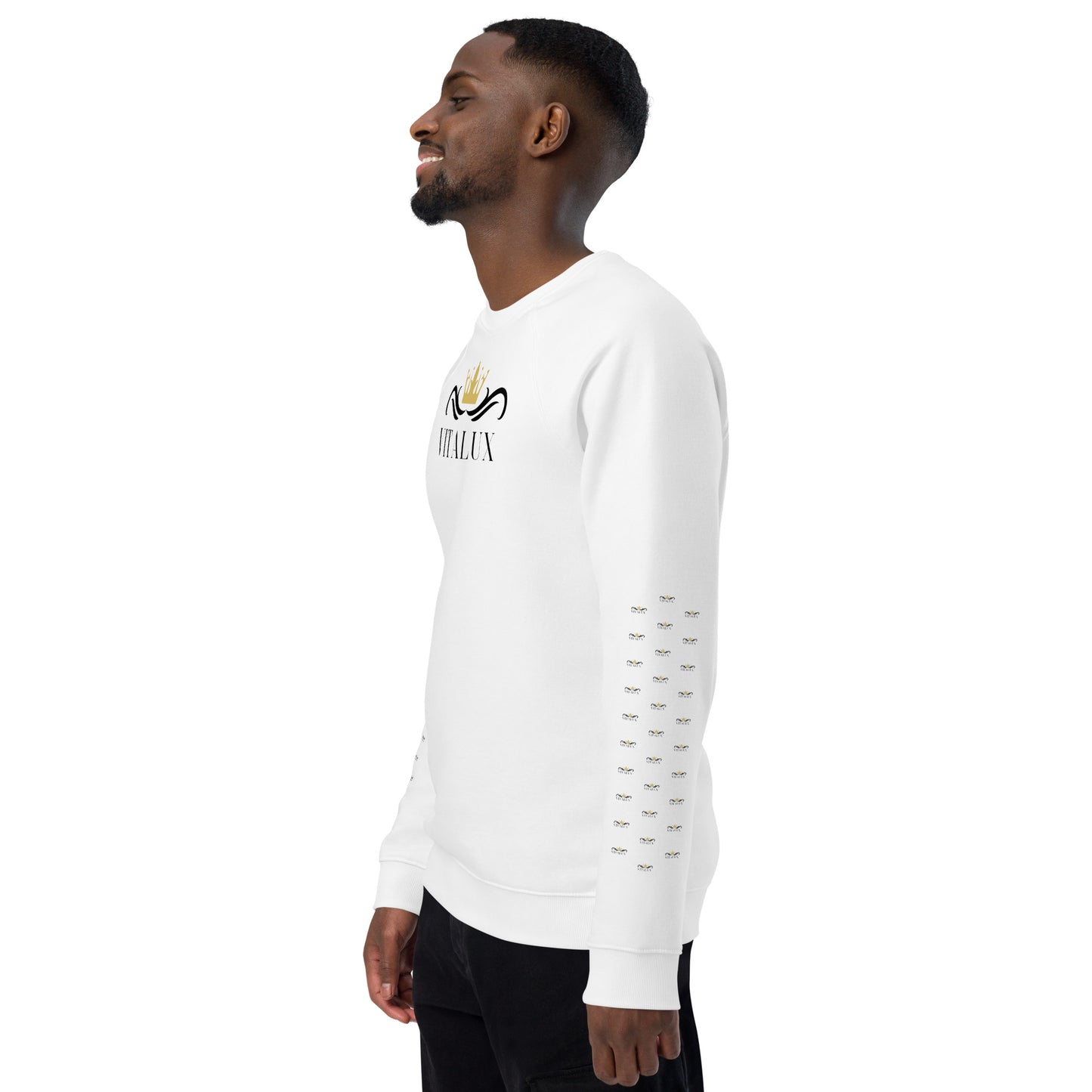 Vitalux Men's Organic Raglan Sweatshirt