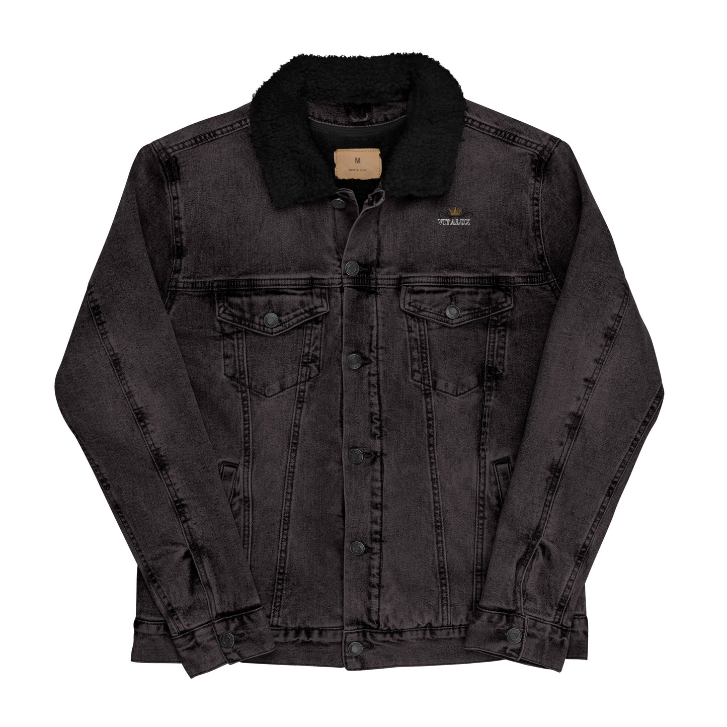 Vitalux Unisex Denim Sherpa Jacket